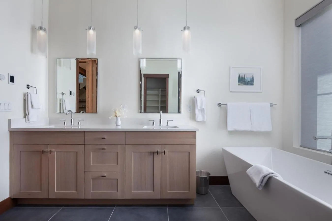 Bathroom in Lodge at Whitefish Lake