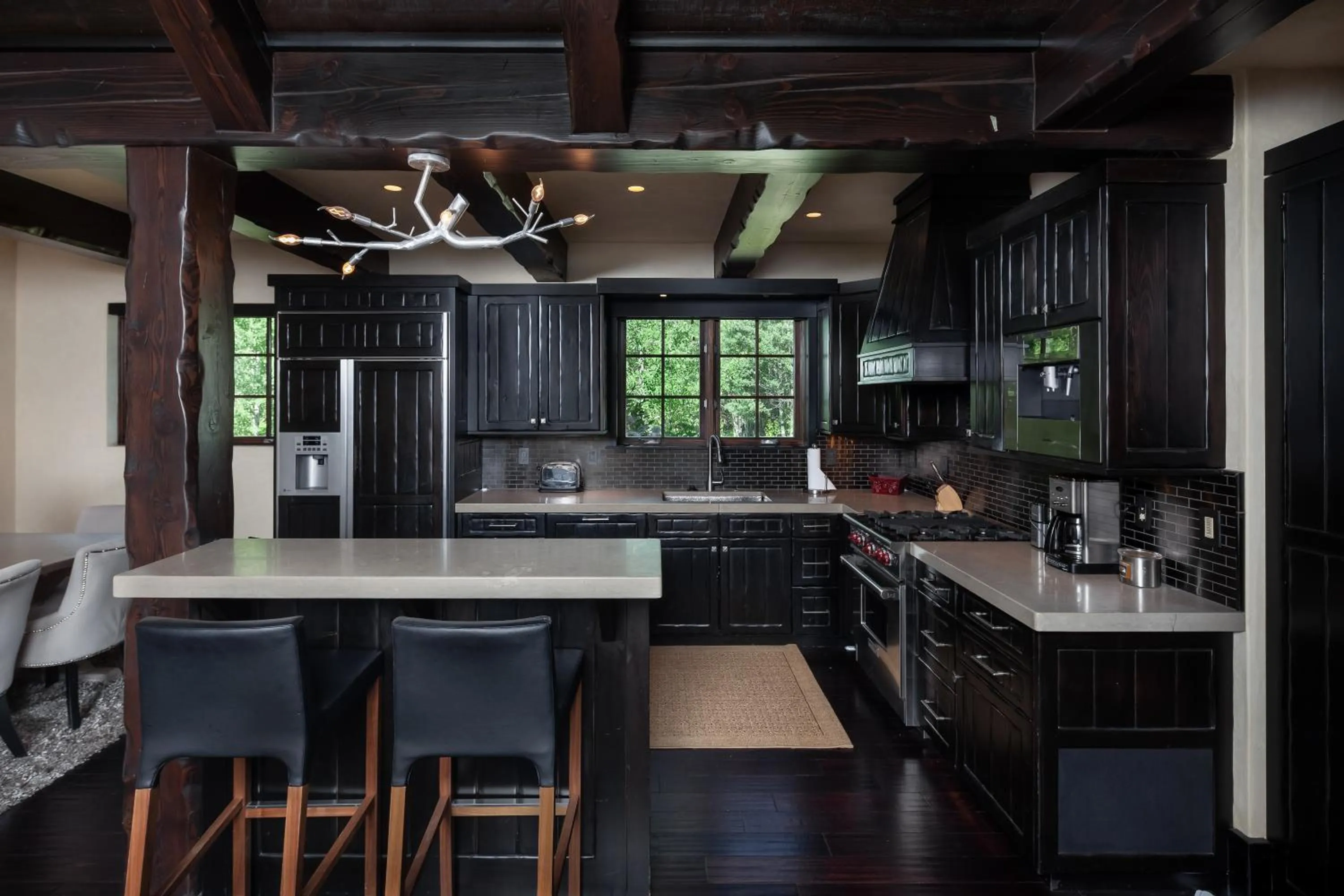 kitchen in Lodge at Whitefish Lake