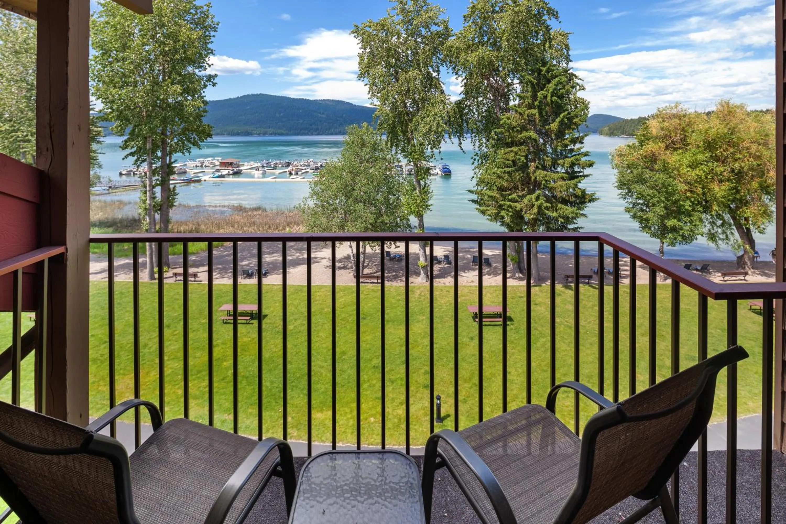 Balcony/Terrace in Lodge at Whitefish Lake