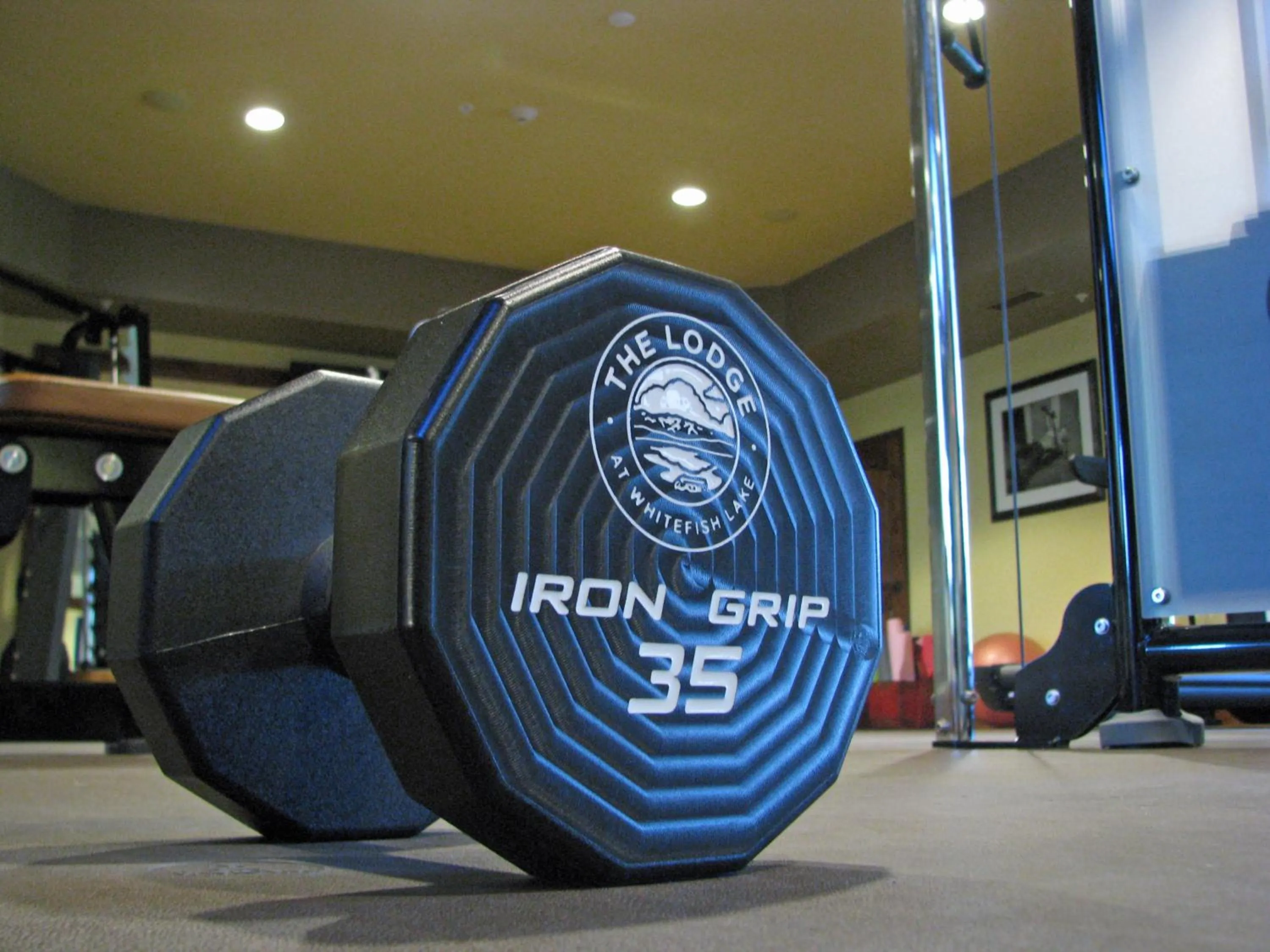 Fitness centre/facilities in Lodge at Whitefish Lake