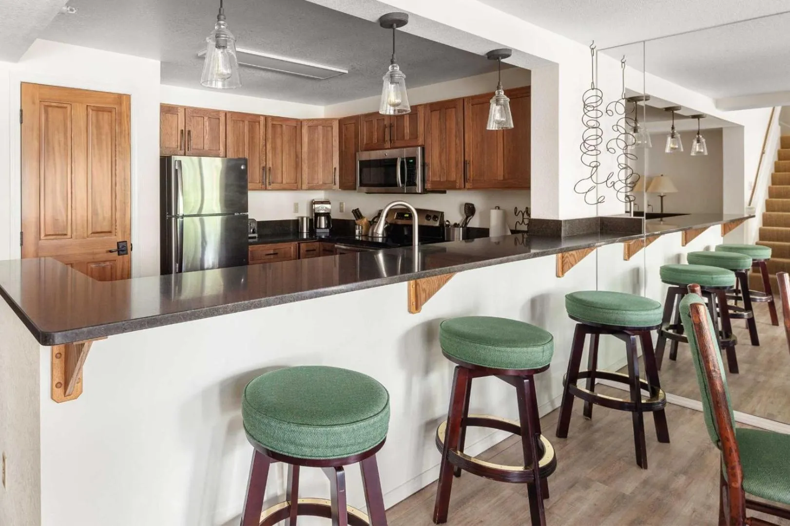 kitchen in Lodge at Whitefish Lake