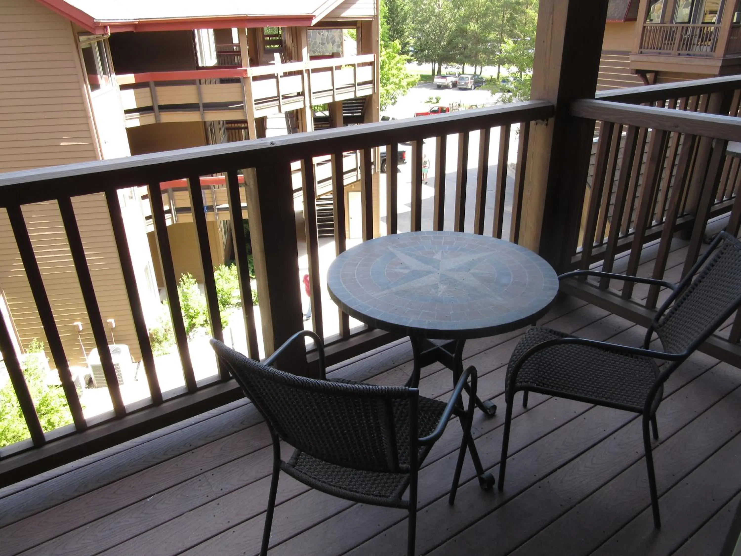 Balcony/Terrace in Lodge at Whitefish Lake