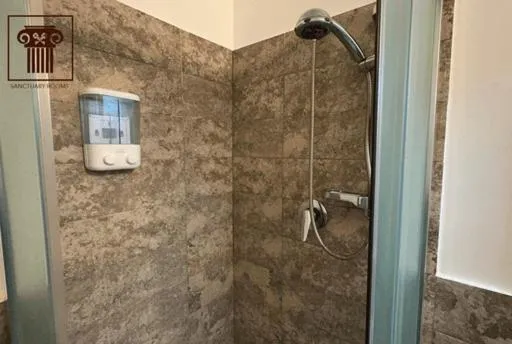 Shower in Sanctuary Rooms