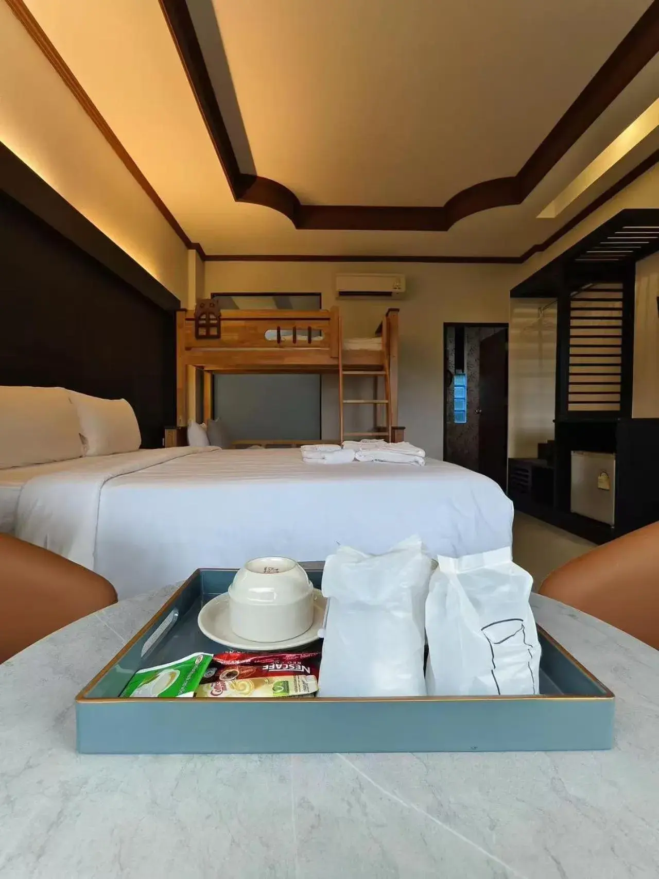 Bed in Blue Carina Hotel Phuket Bed in Blue Carina Hotel Phuket