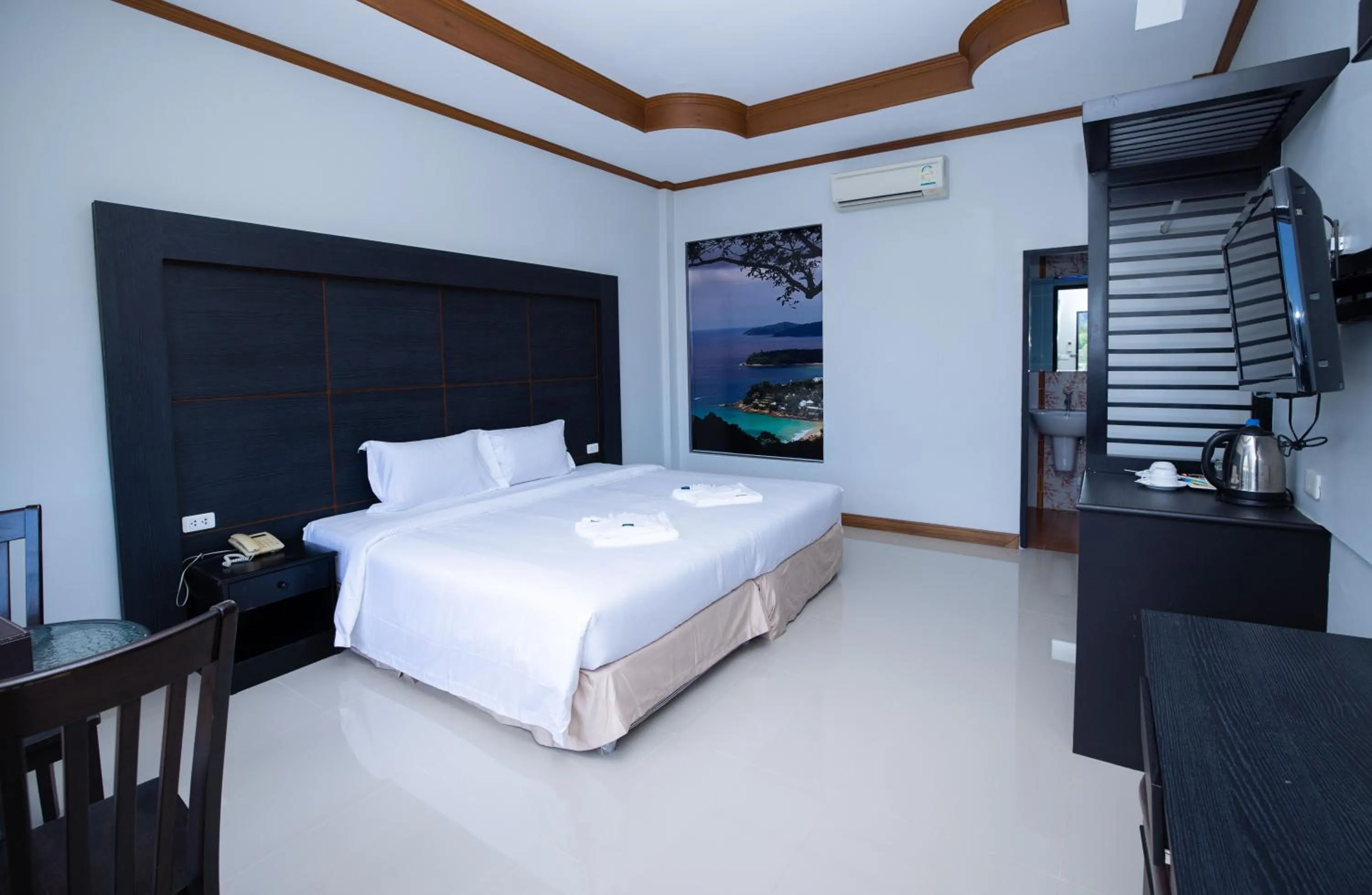 Bed in Blue Carina Hotel Phuket