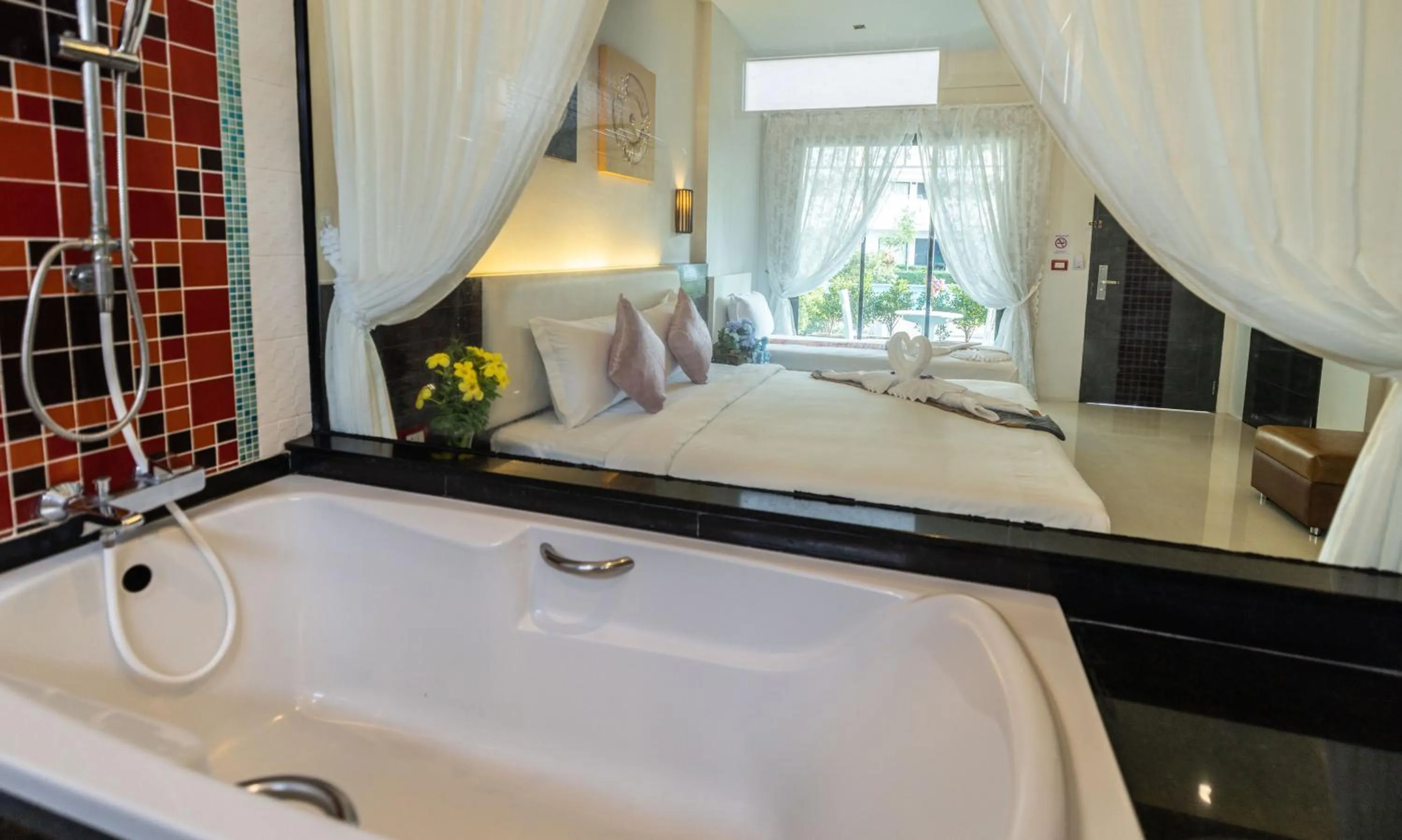 Bed in Blue Carina Hotel Phuket