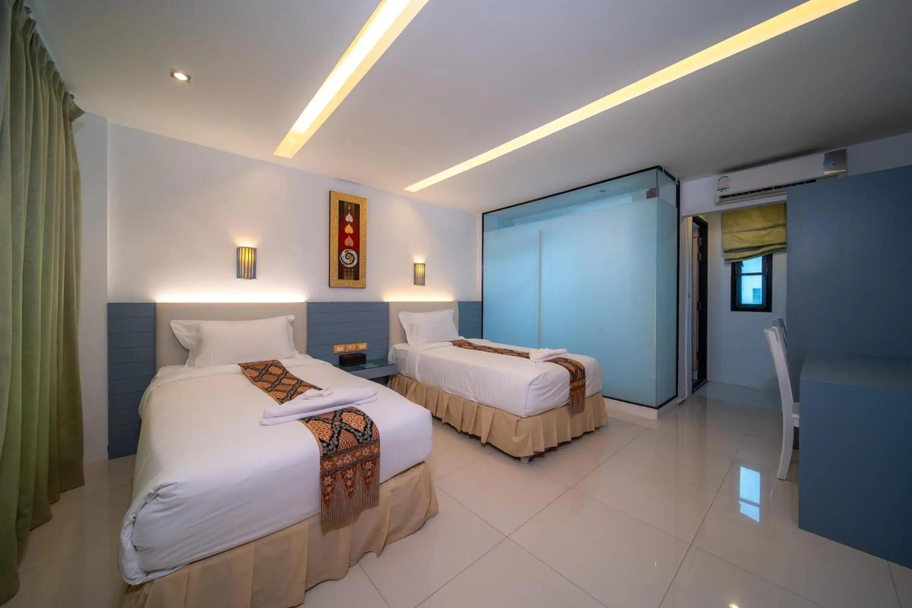 Bed in Blue Carina Hotel Phuket Bed in Blue Carina Hotel Phuket