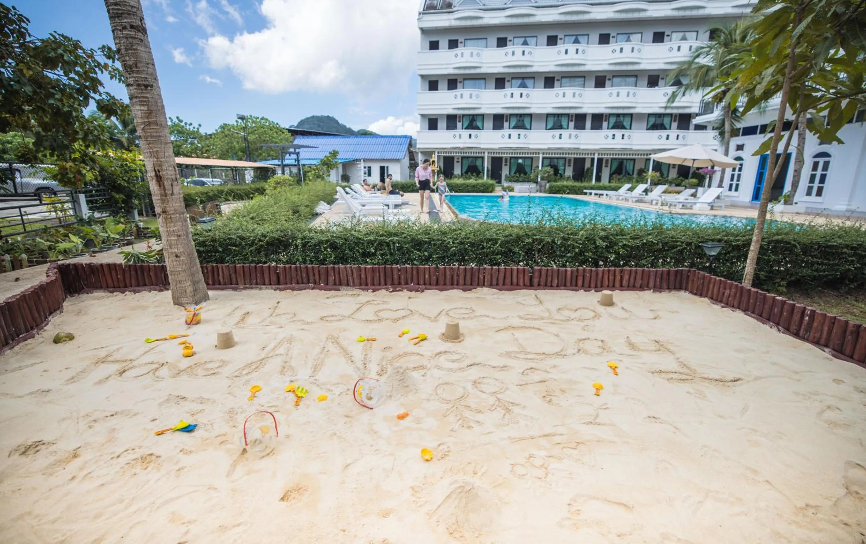 Children play ground in Blue Carina Hotel Phuket
