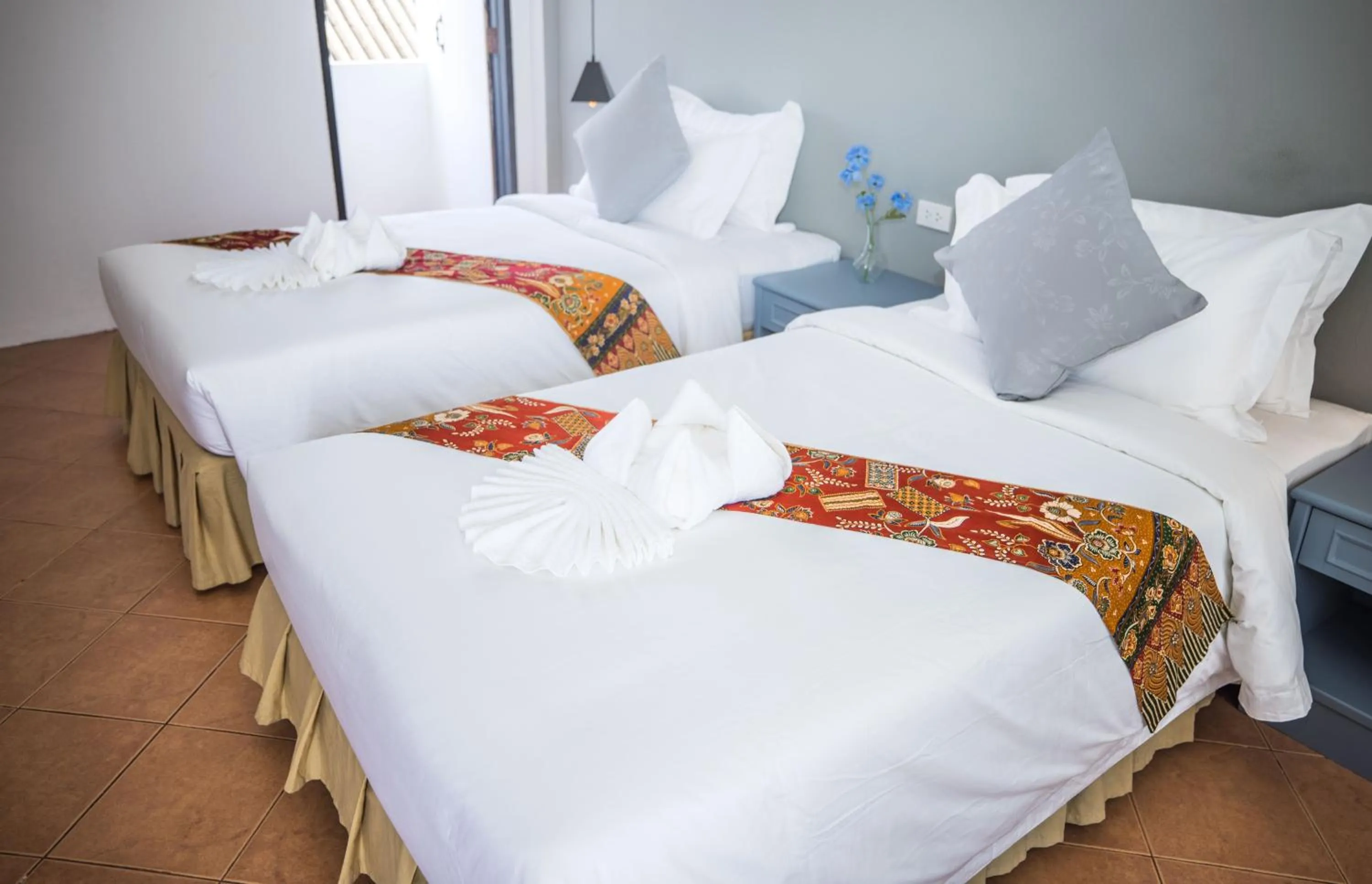 Bed in Blue Carina Hotel Phuket