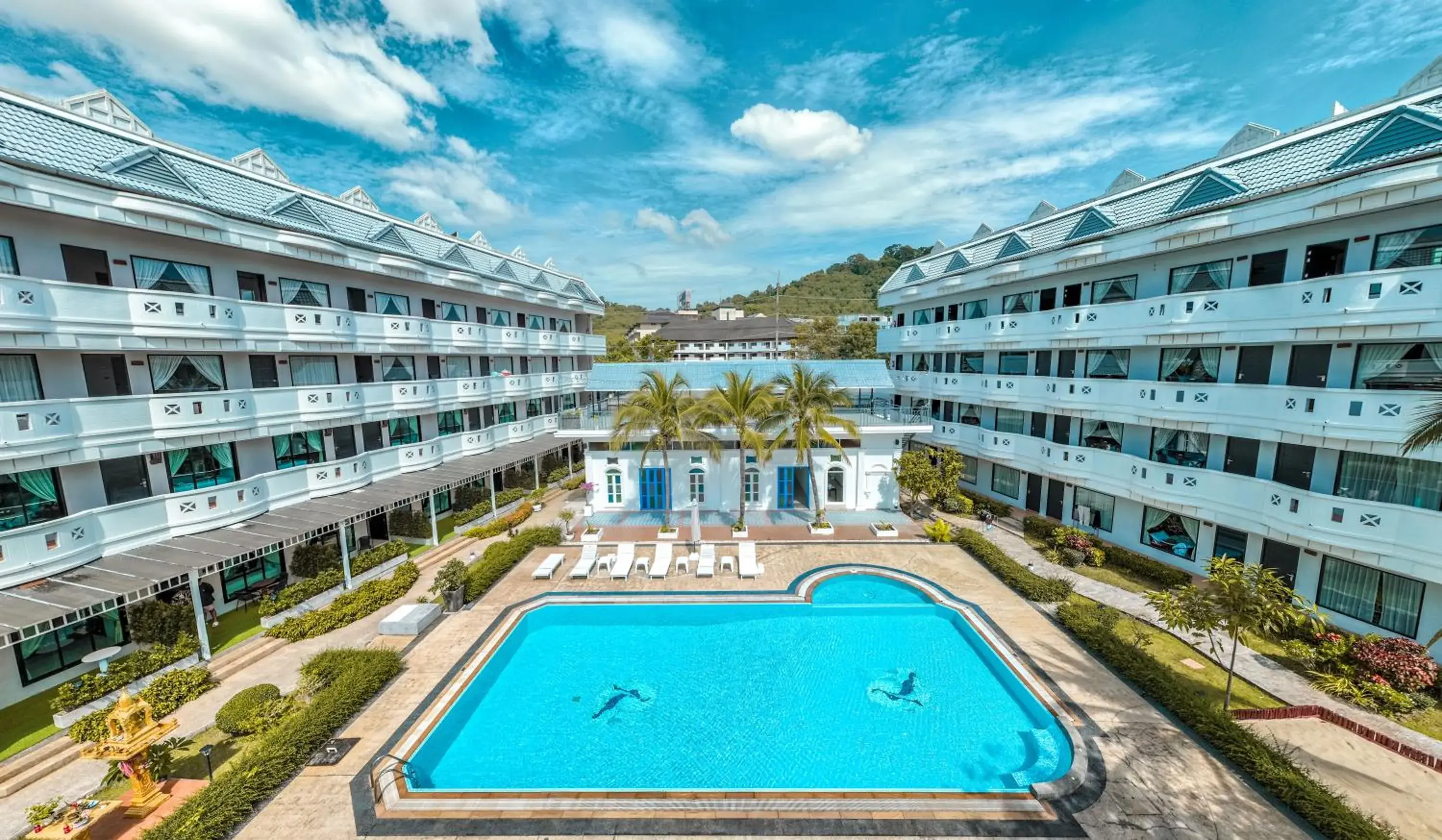 Property building in Blue Carina Hotel Phuket Property building in Blue Carina Hotel Phuket