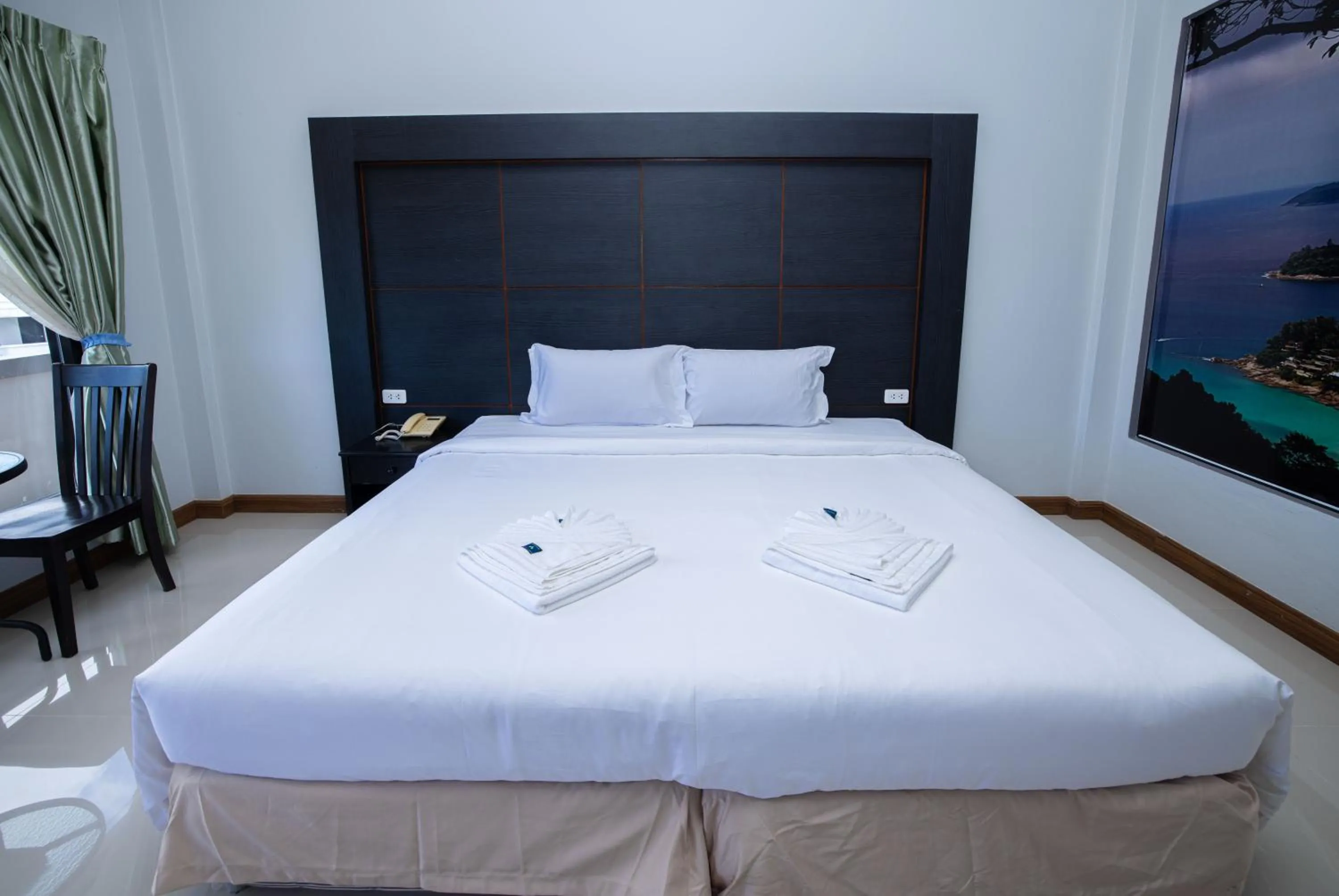 Bed in Blue Carina Hotel Phuket