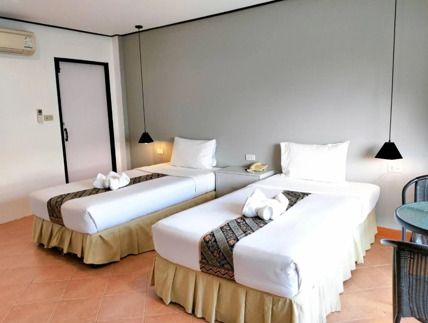 Bed in Blue Carina Hotel Phuket