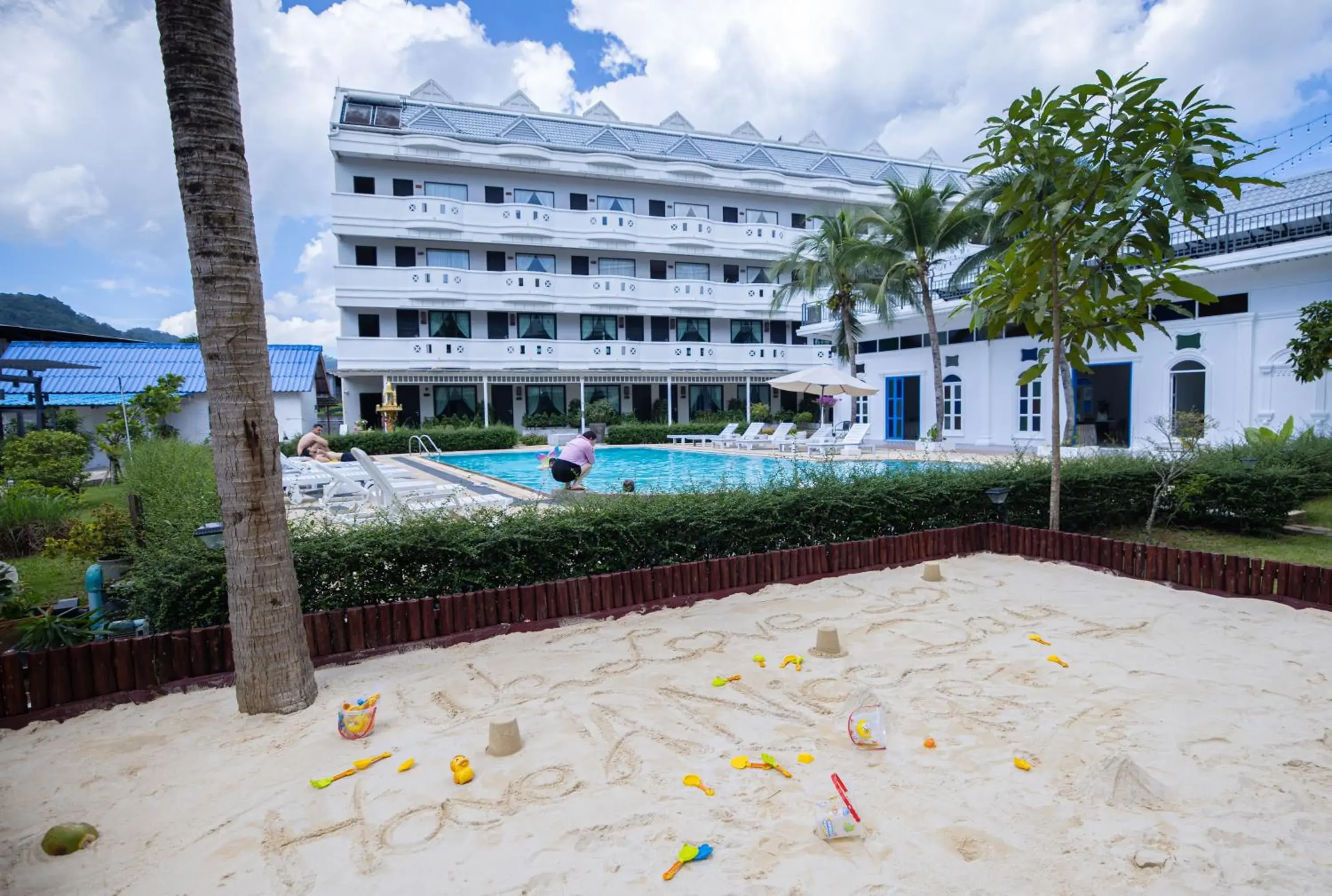 Swimming pool in Blue Carina Hotel Phuket Swimming pool in Blue Carina Hotel Phuket