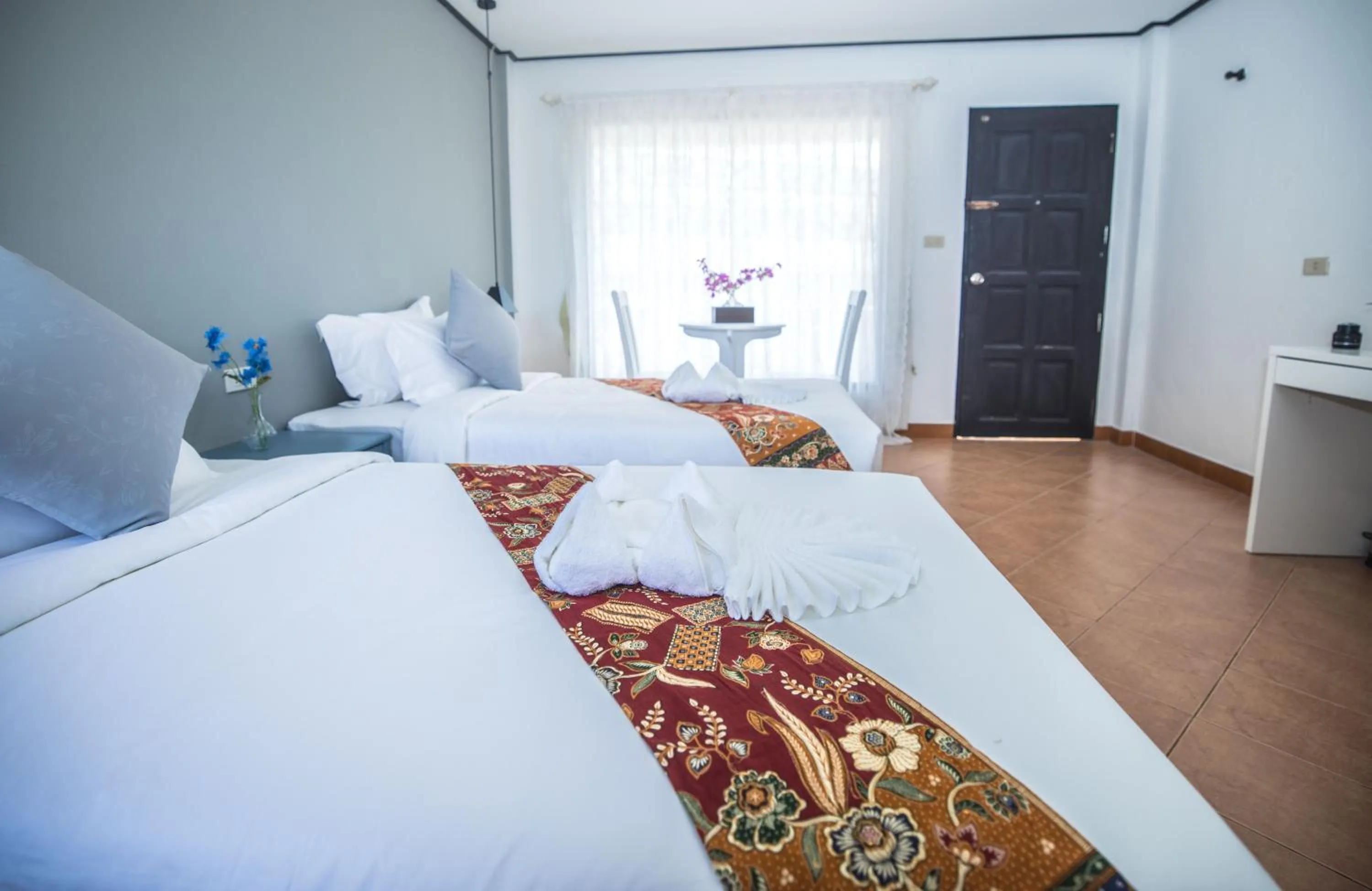 Bed in Blue Carina Hotel Phuket