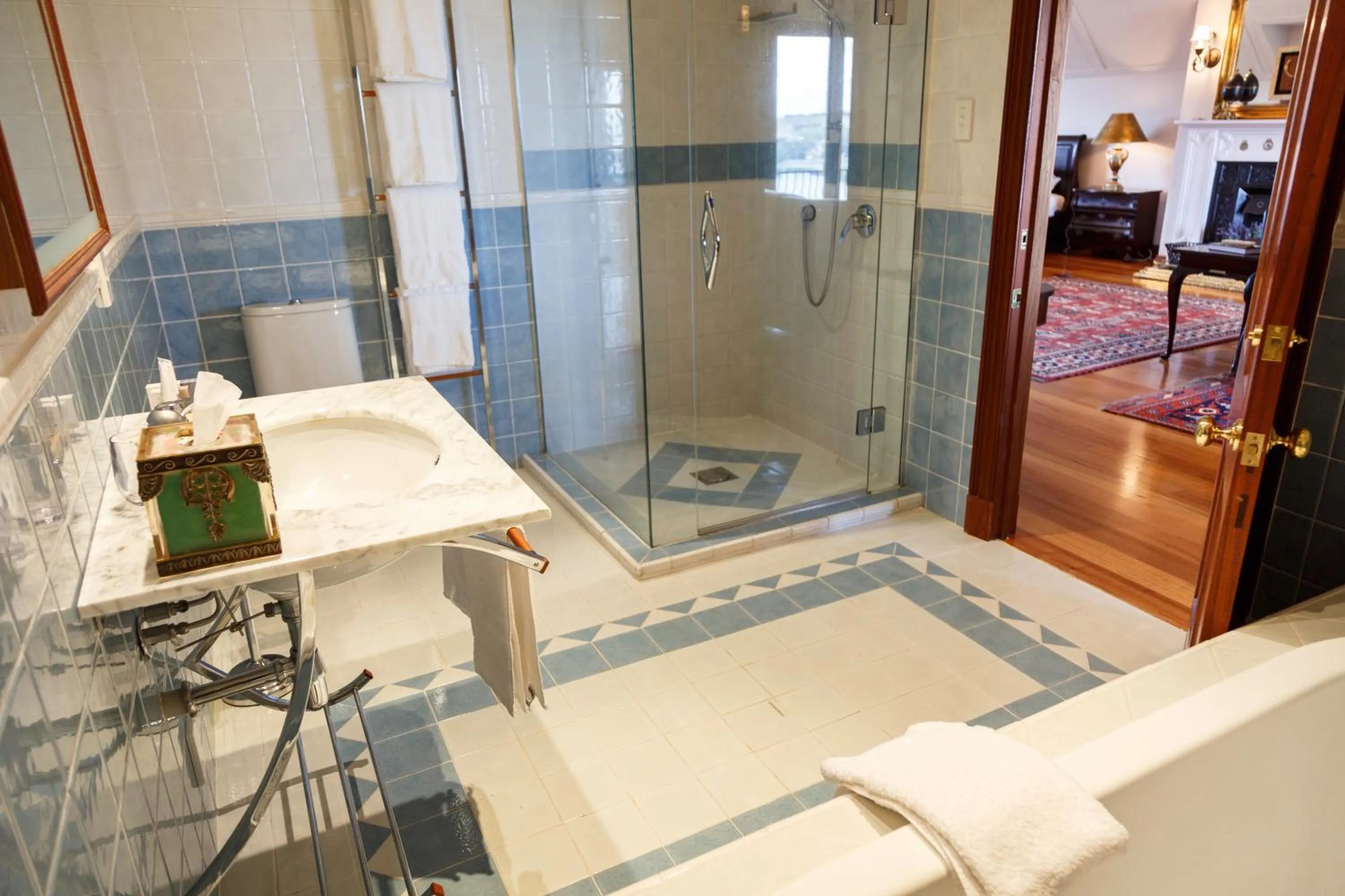 Bathroom in Lake Karapiro Lodge