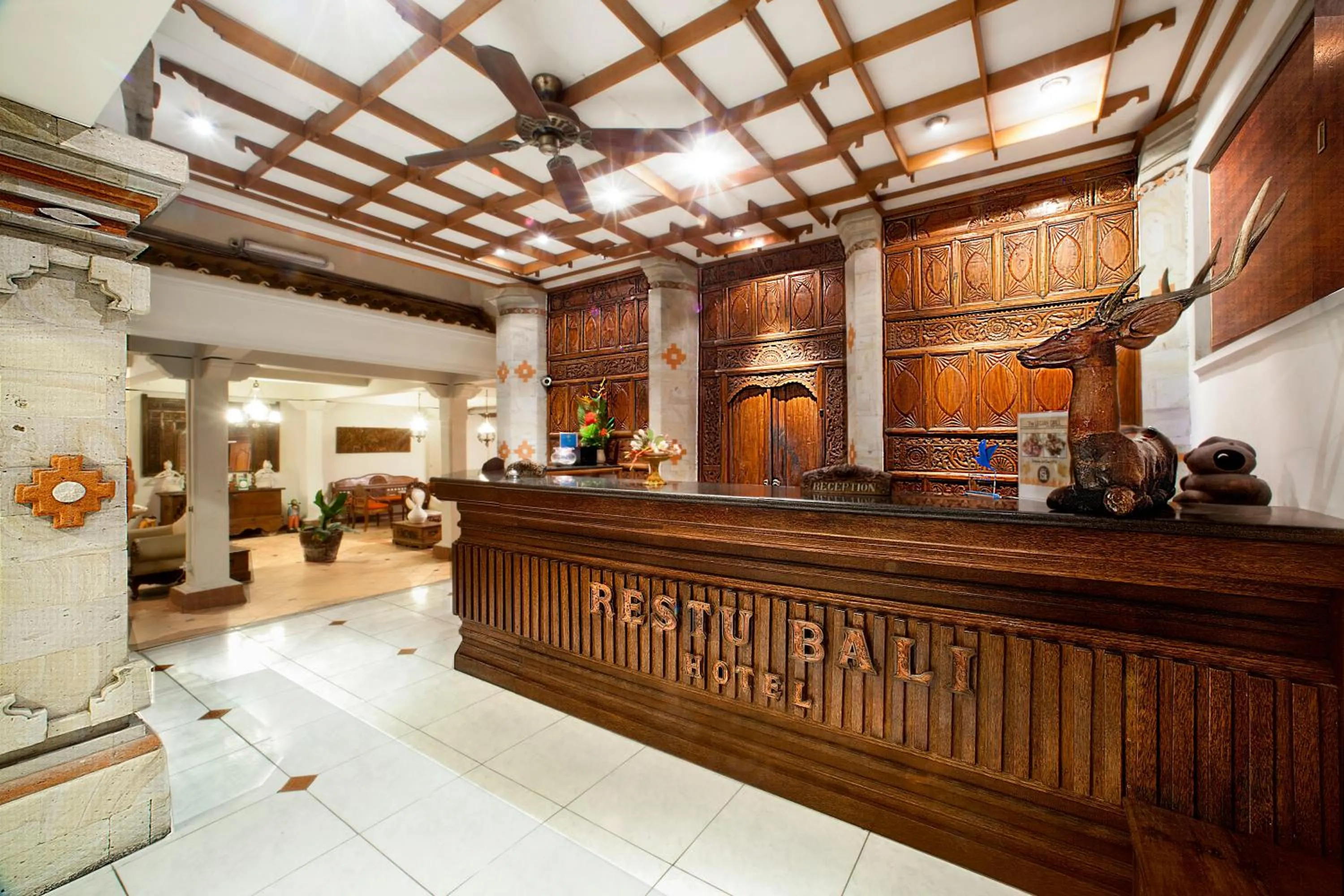 Lobby or reception in Restu Bali Hotel