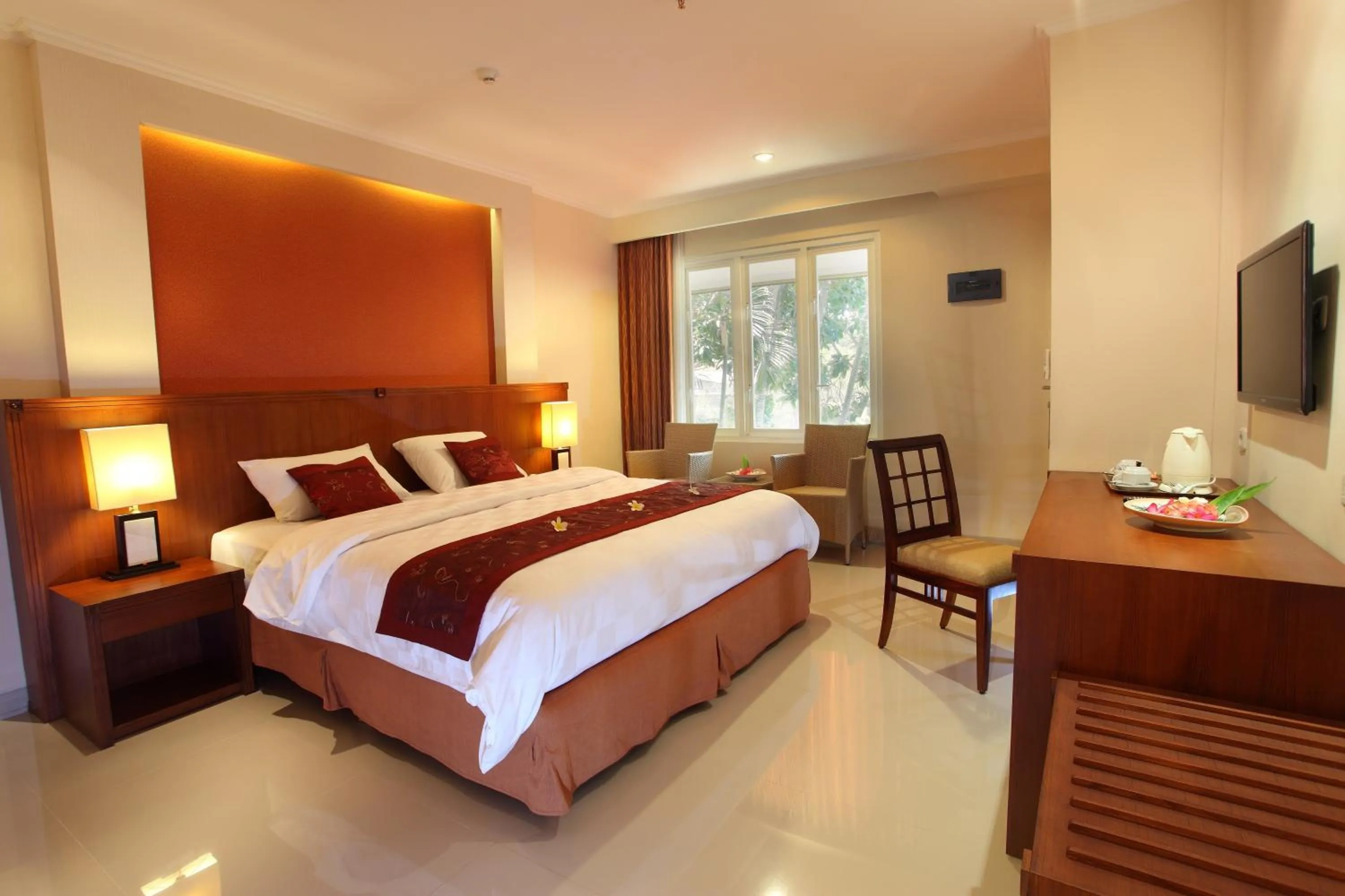Bedroom, Bed in Restu Bali Hotel