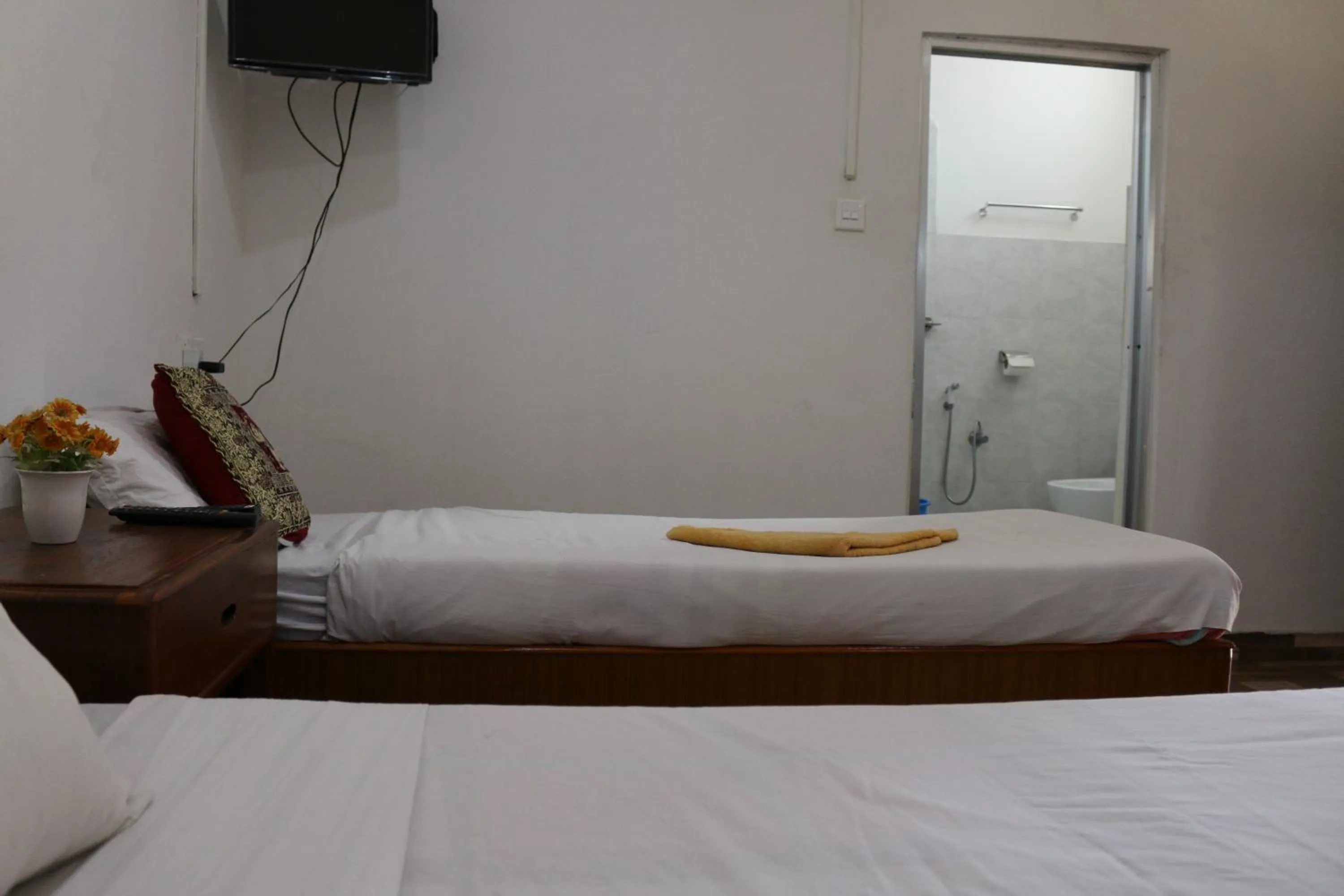 Bed in Gurkha Lodge