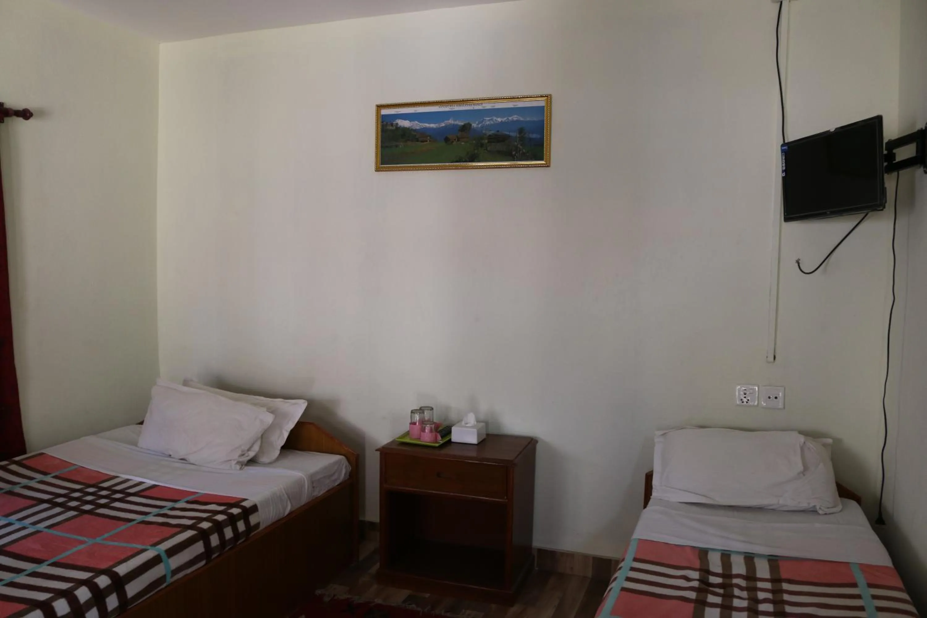 Bedroom, Bed in Gurkha Lodge