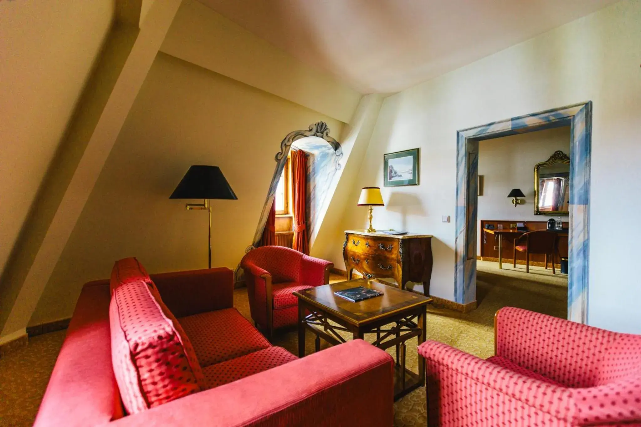 Living room in Romantik Hotel Bülow Residenz Living room in Romantik Hotel Bülow Residenz