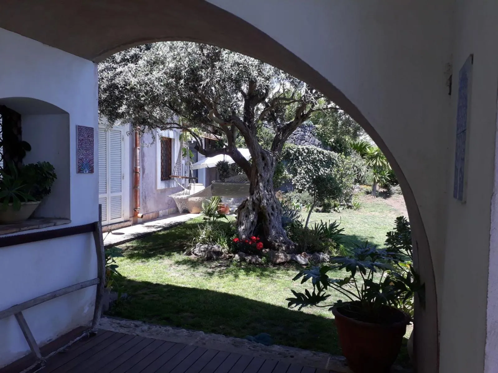 Garden in La casa del panorama