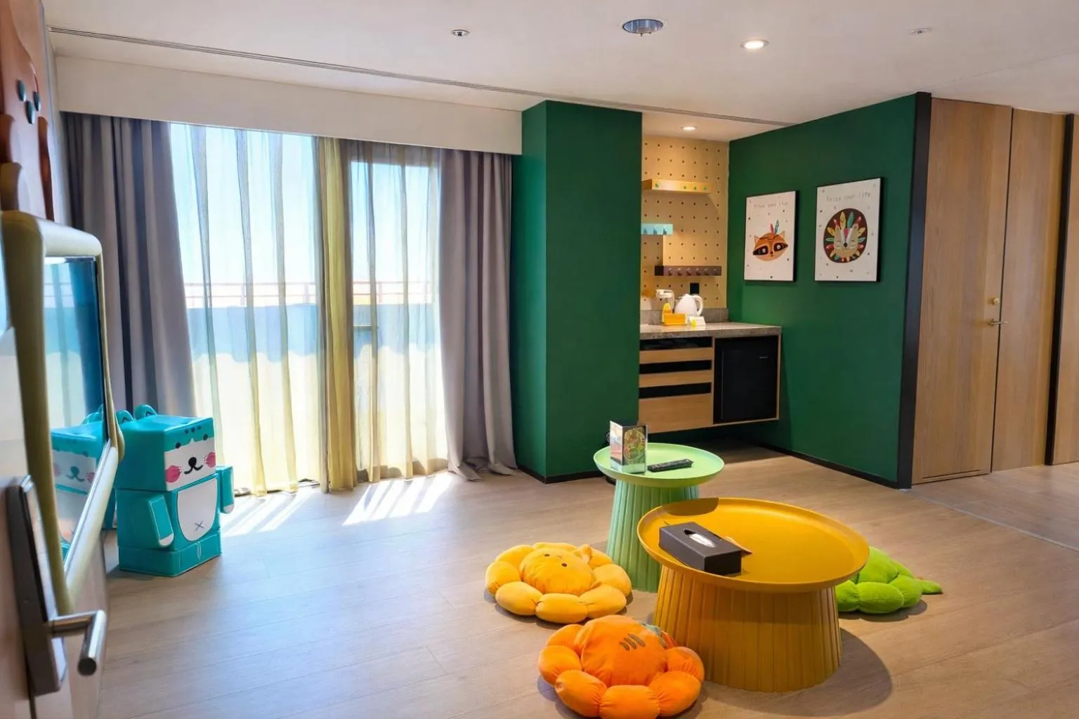 Living room in Hsin Hotel