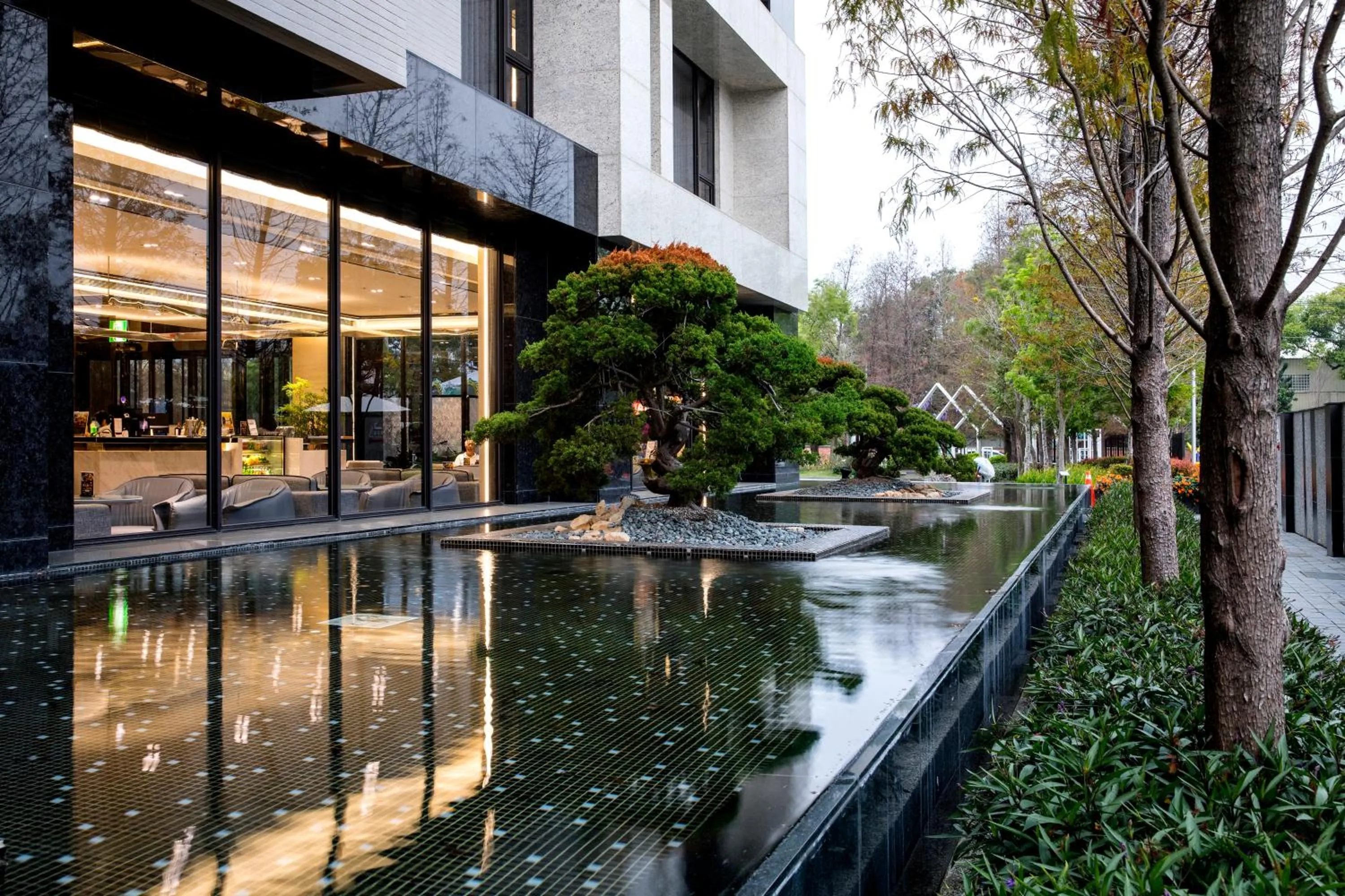 Garden view in Hsin Hotel