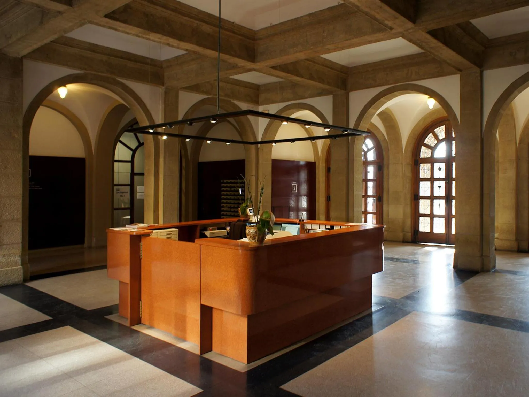 Lobby or reception in Seminari Allotjaments
