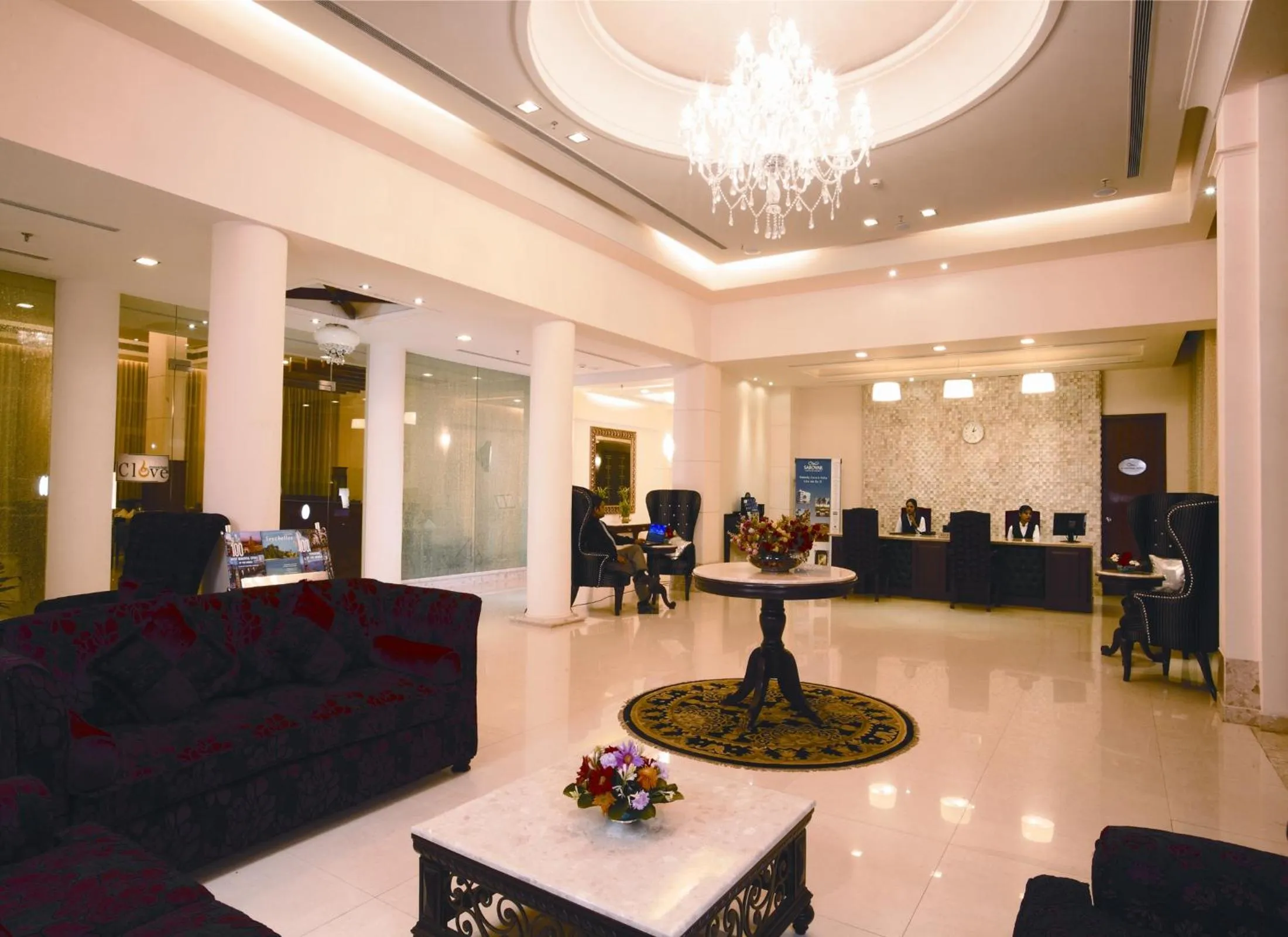 Lobby or reception in Ambrosia Sarovar Portico