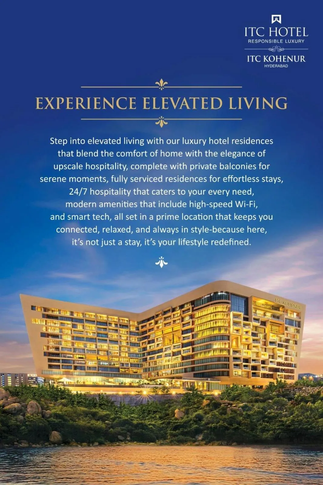 Property building in ITC Kohenur, a Luxury Collection Hotel, Hyderabad