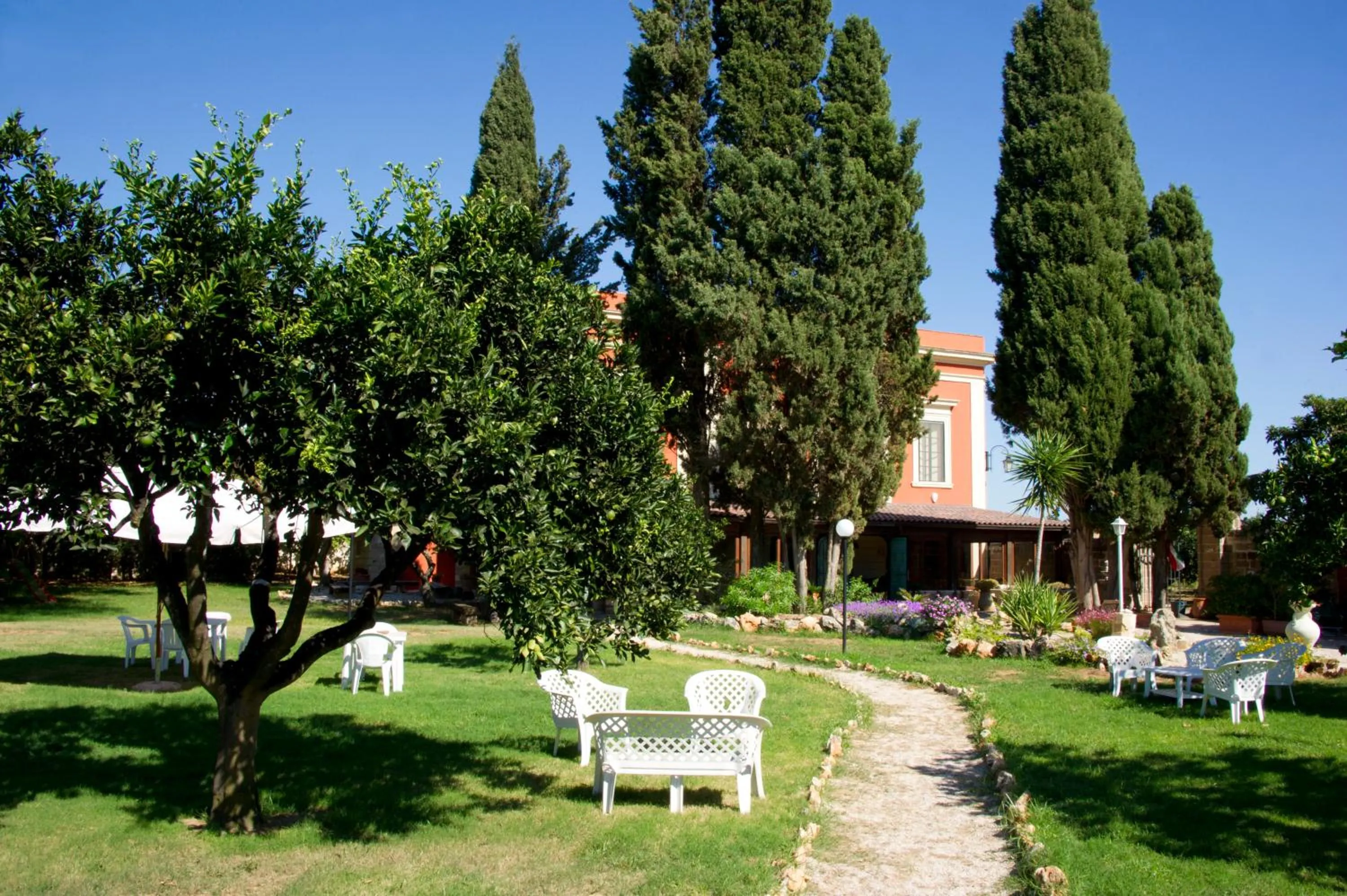 Patio in Agriturismo Santa Chiara