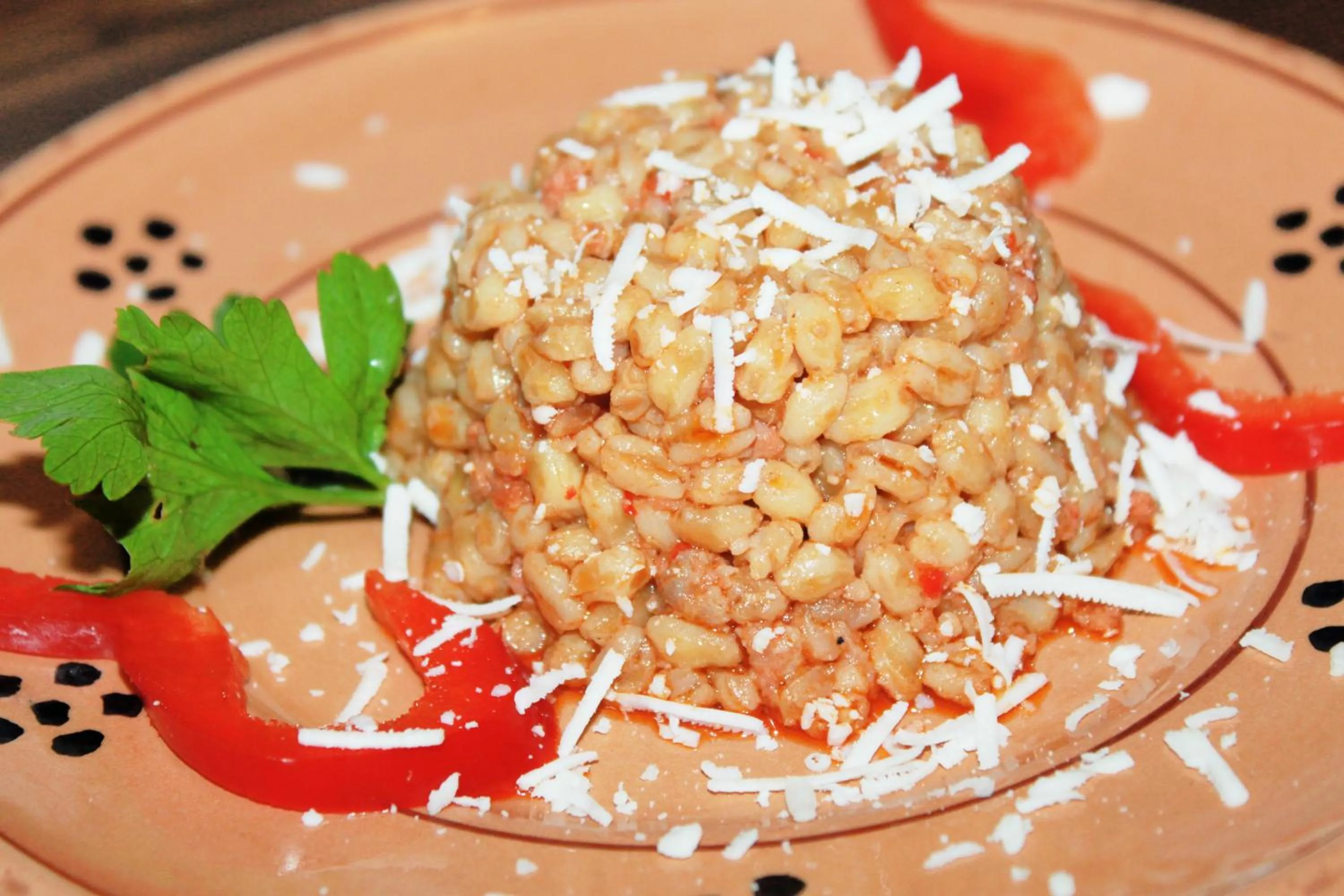 Food close-up in Agriturismo Santa Chiara