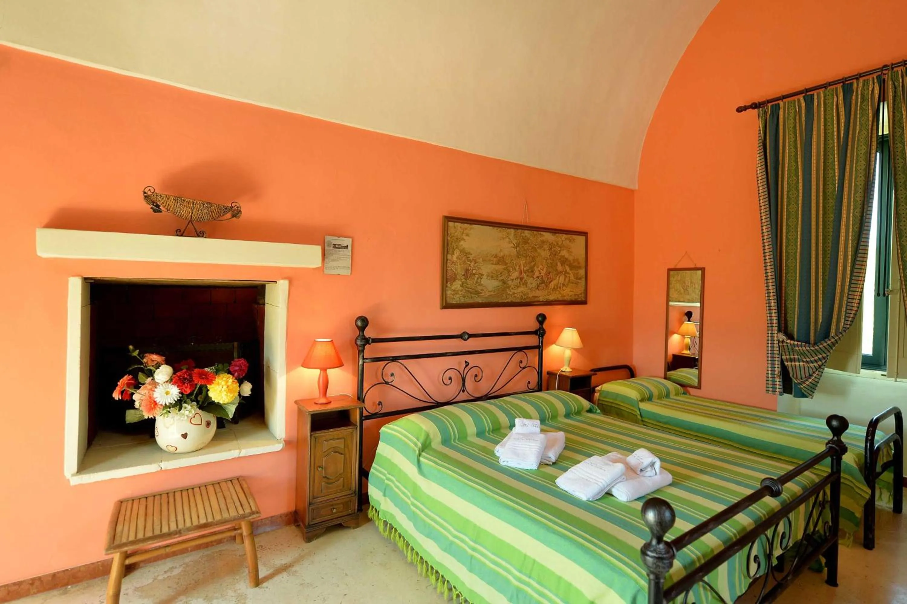 Bedroom, Bed in Agriturismo Santa Chiara