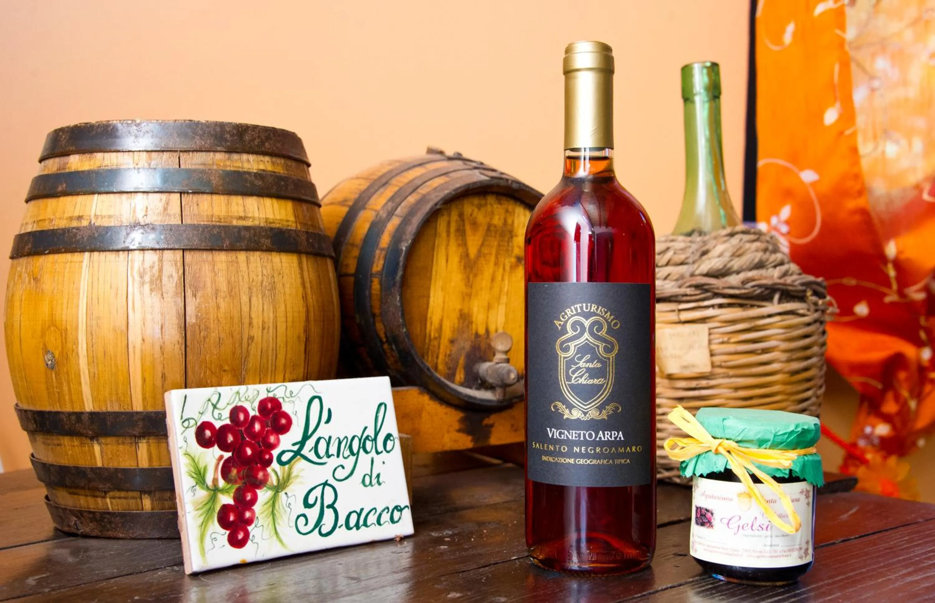 Alcoholic drinks in Agriturismo Santa Chiara