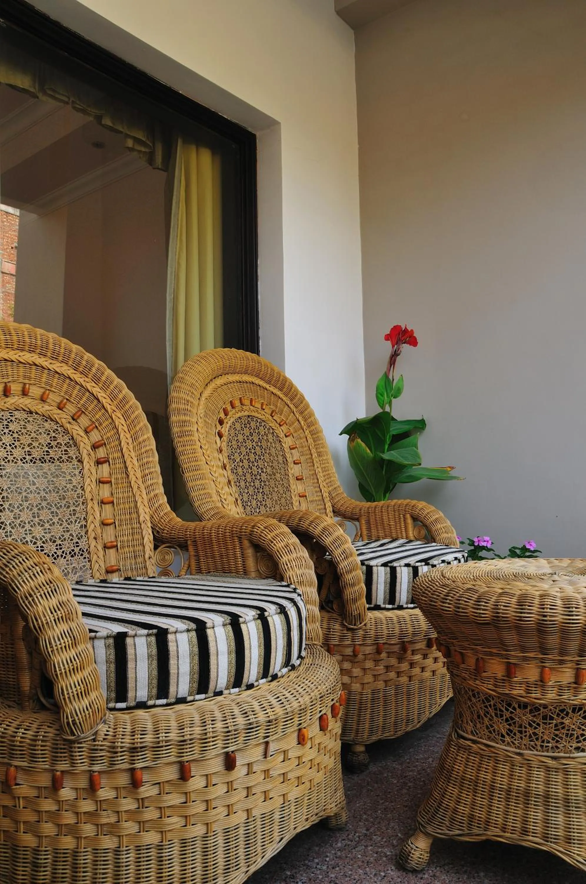 Living room in Le Roi Corbett