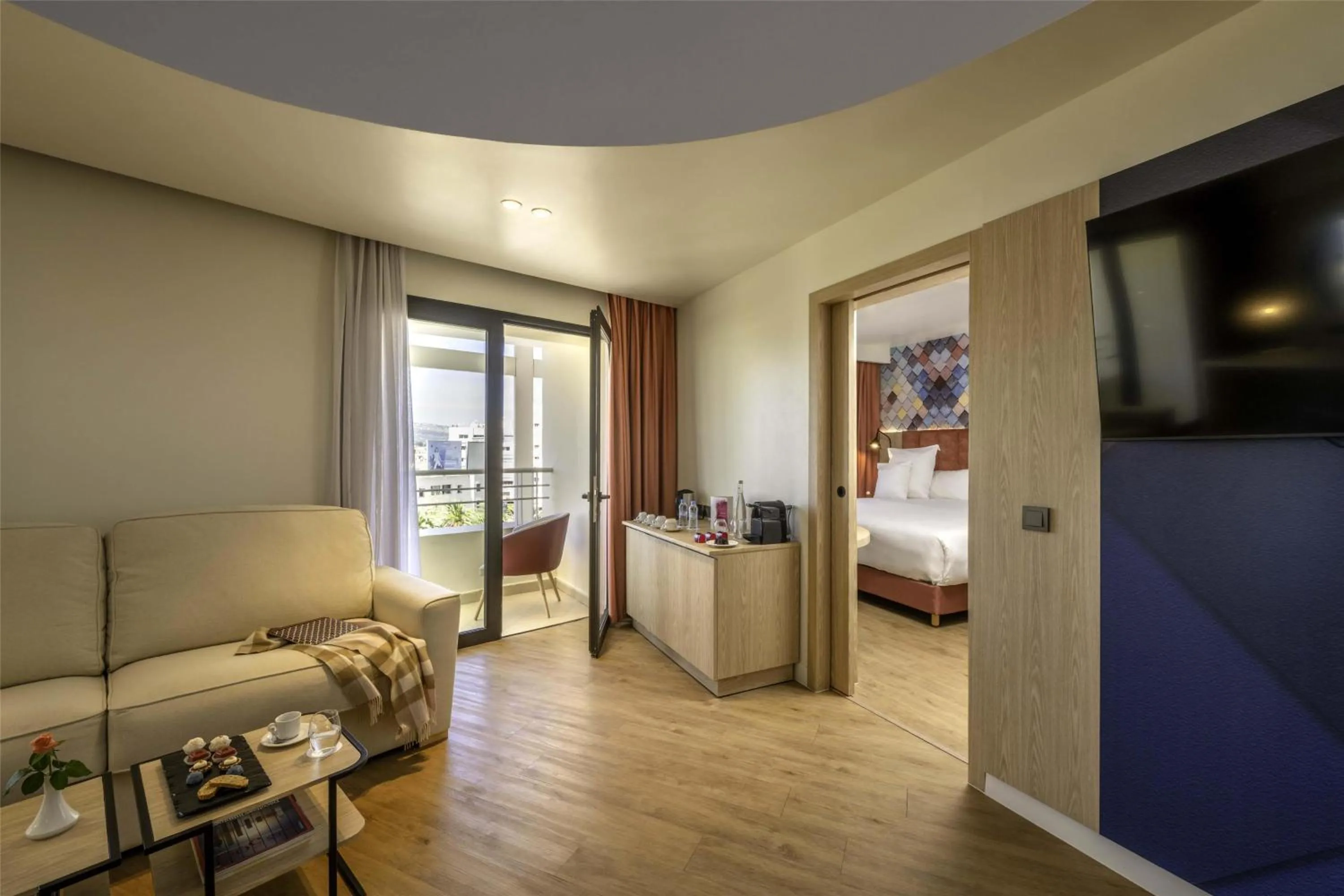 Photo of the whole room, Bed in Barceló Fès Medina