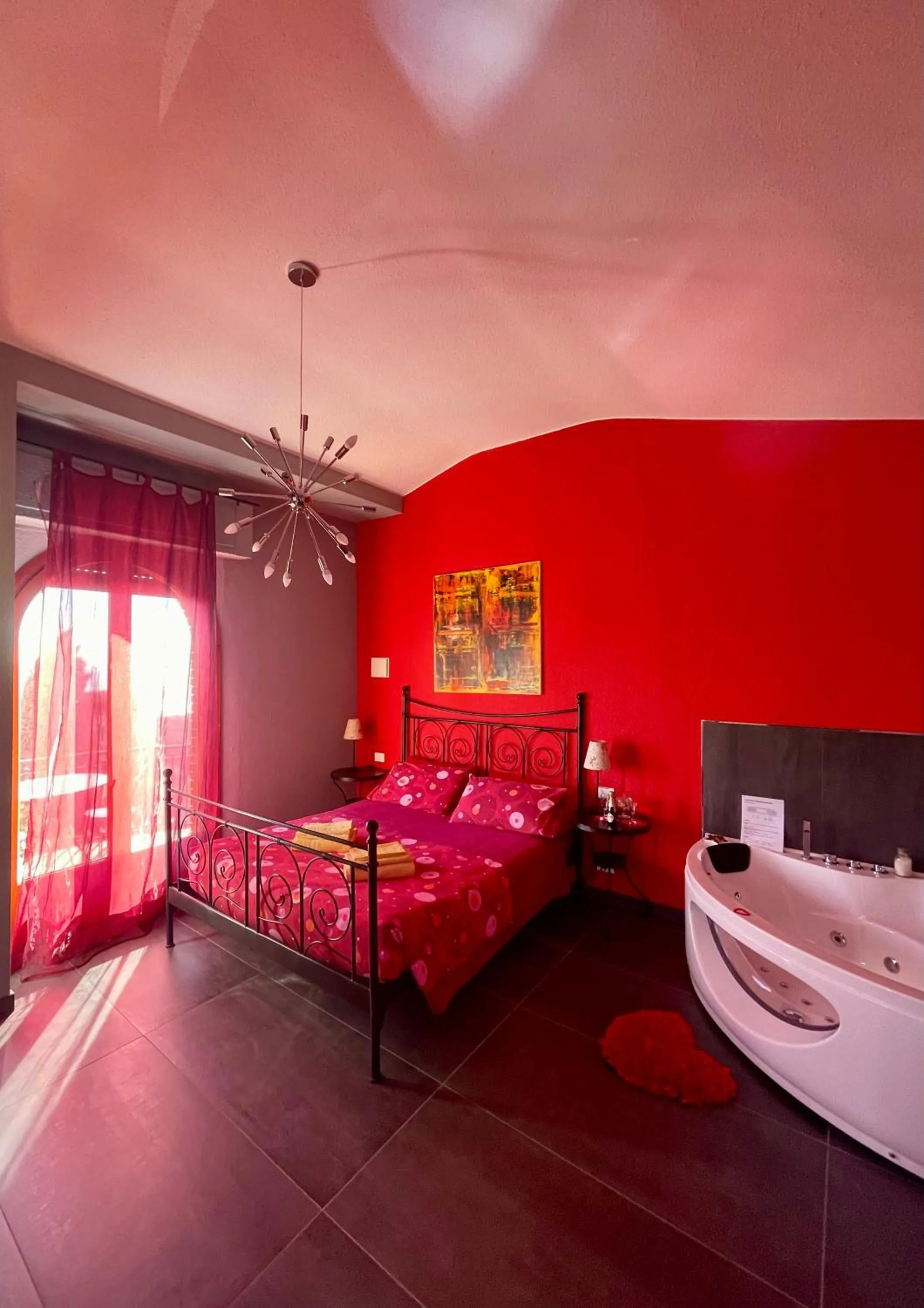 Bed in Villa Gaia - Luxury Villa, pool & wellness rooms