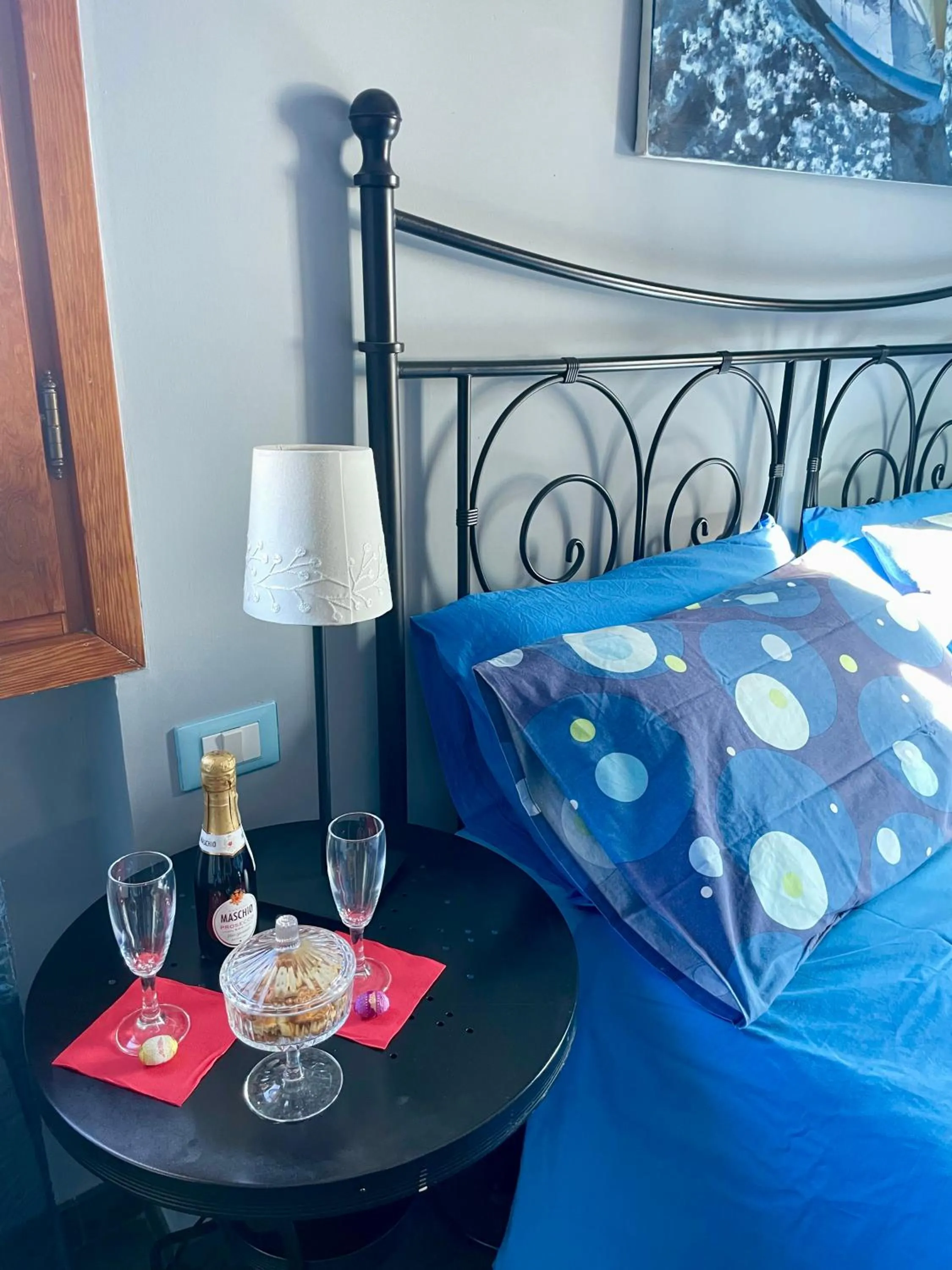 Bed in Villa Gaia - Luxury Villa, pool & wellness rooms