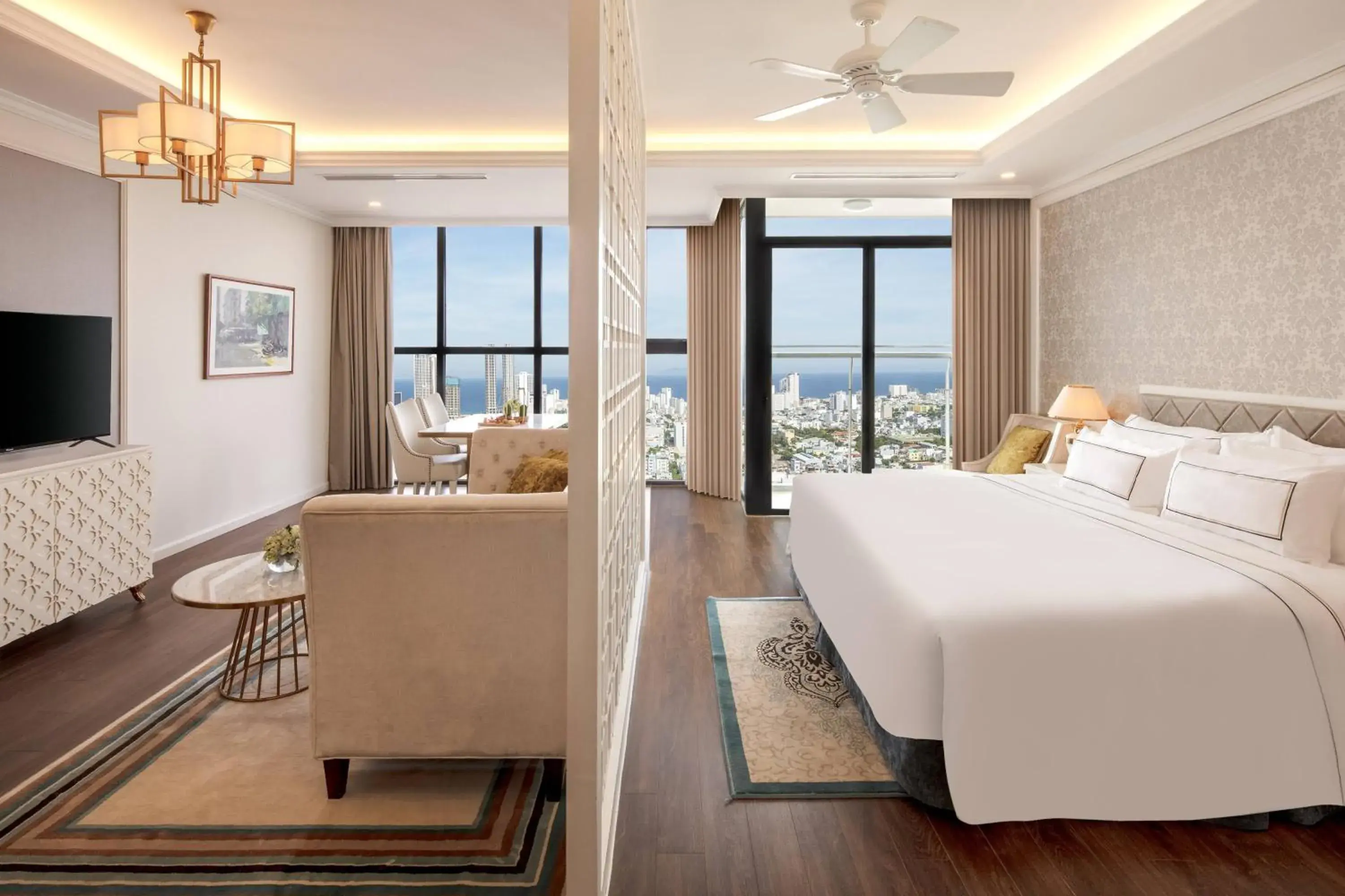 Bed in Meliá Vinpearl Danang Riverfront Bed in Meliá Vinpearl Danang Riverfront