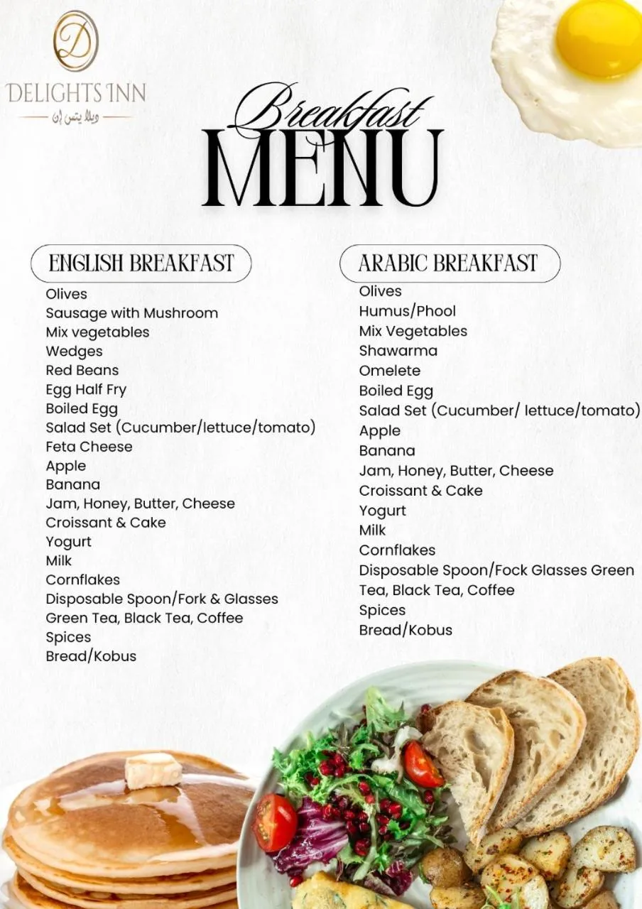 Breakfast in Delights Inn - Green Oasis Hotel