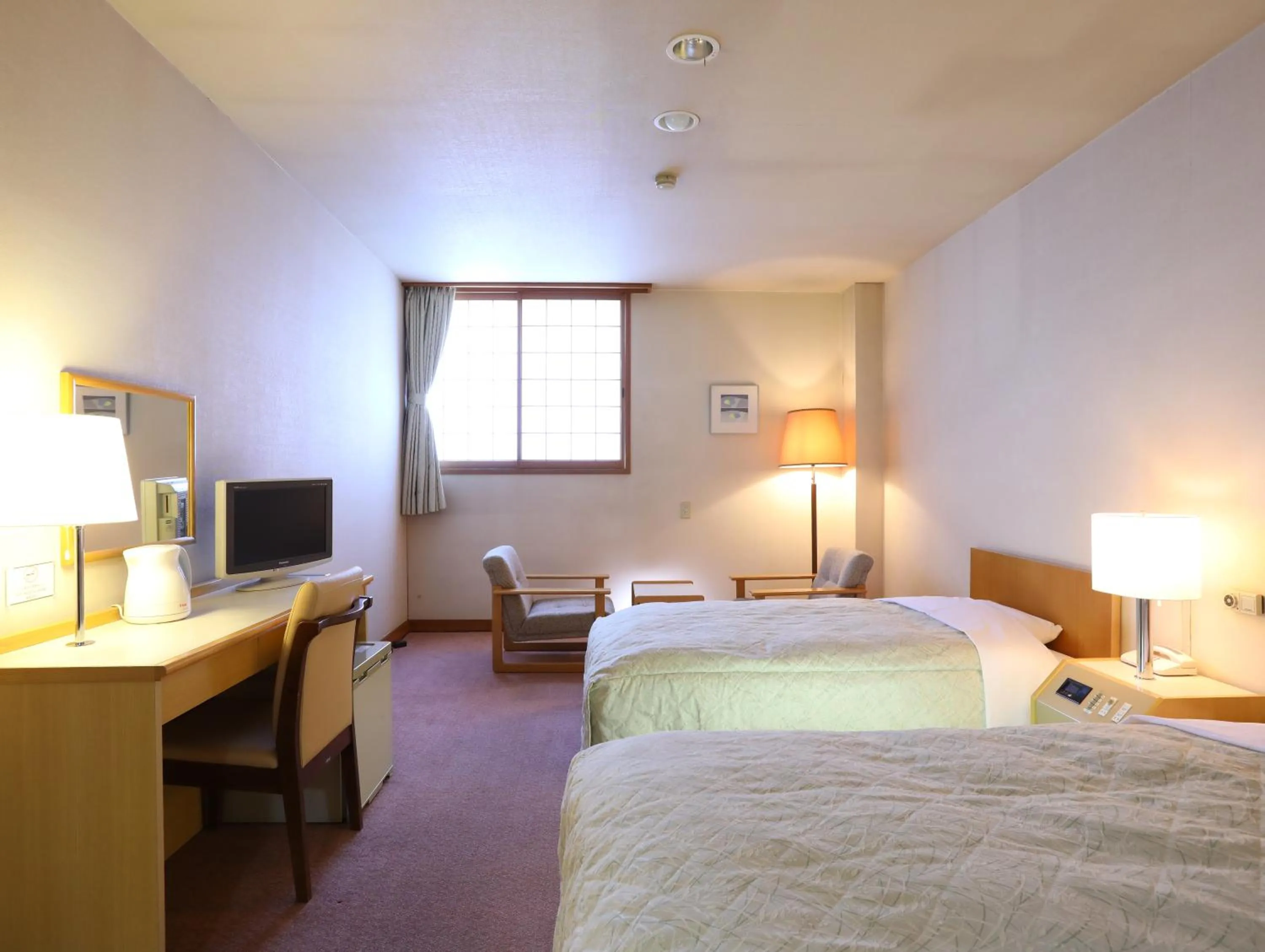 Photo of the whole room, Bed in Asahikan