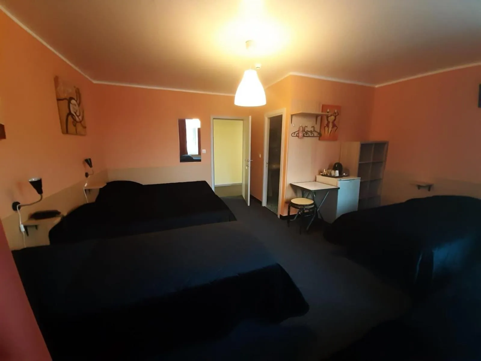 Bed in hotel Melissa