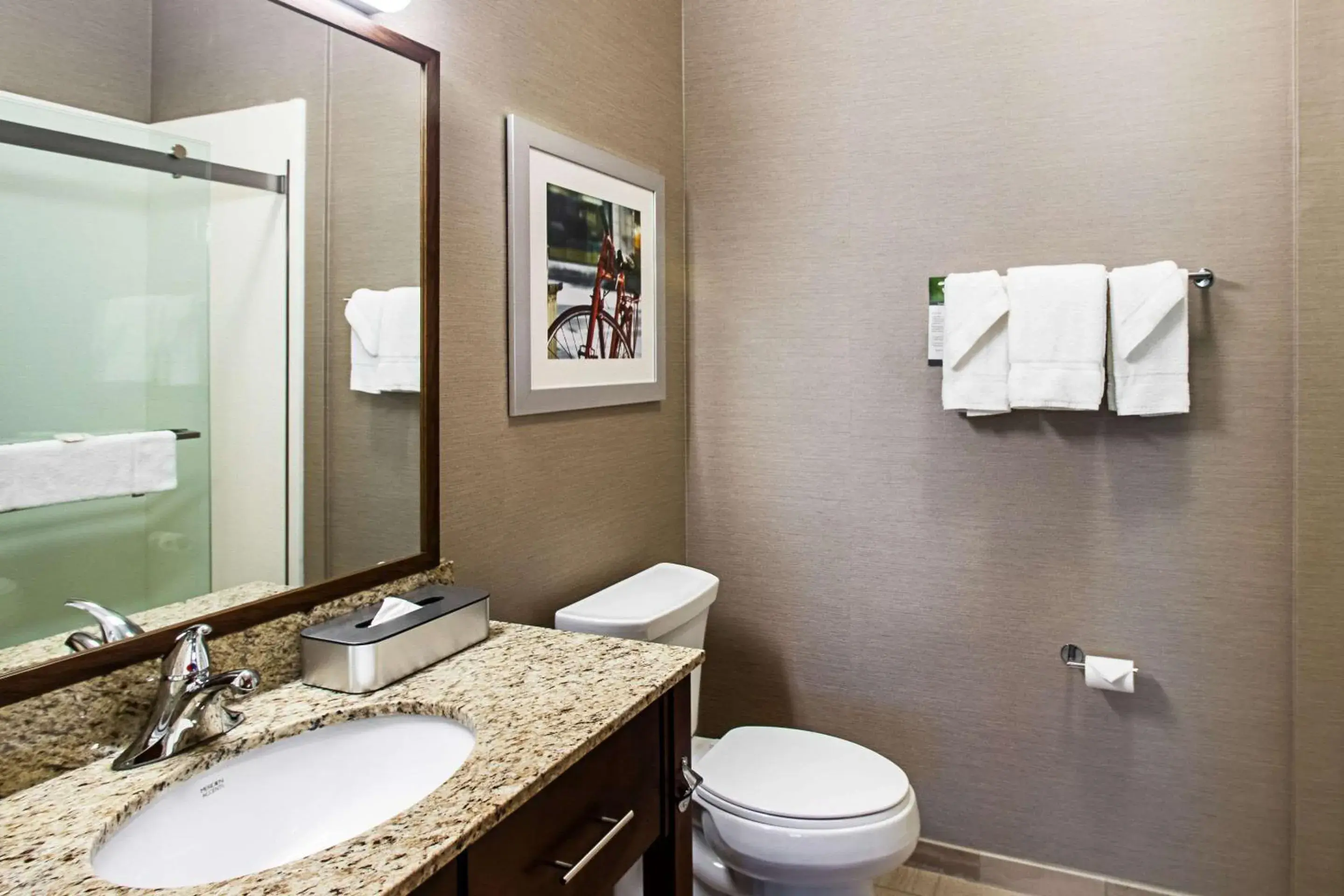 Bedroom in MainStay Suites Madison - Monona Bedroom in MainStay Suites Madison - Monona