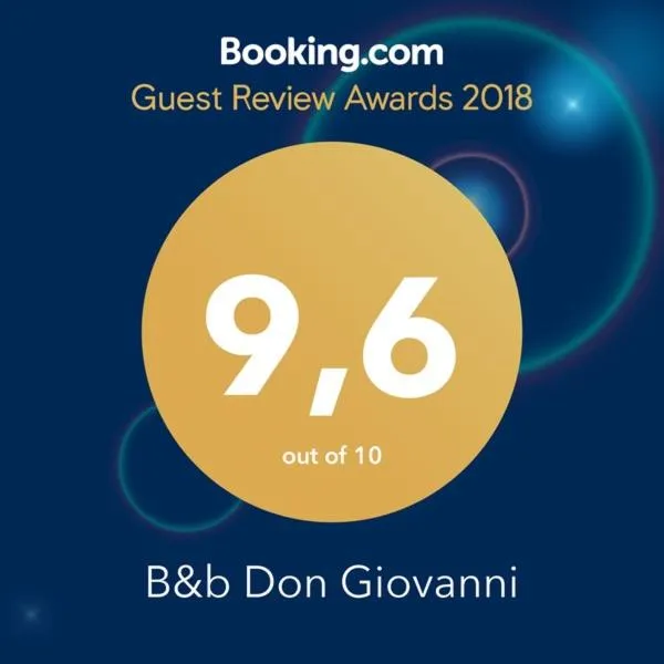 Certificate/Award in B&b Don Giovanni