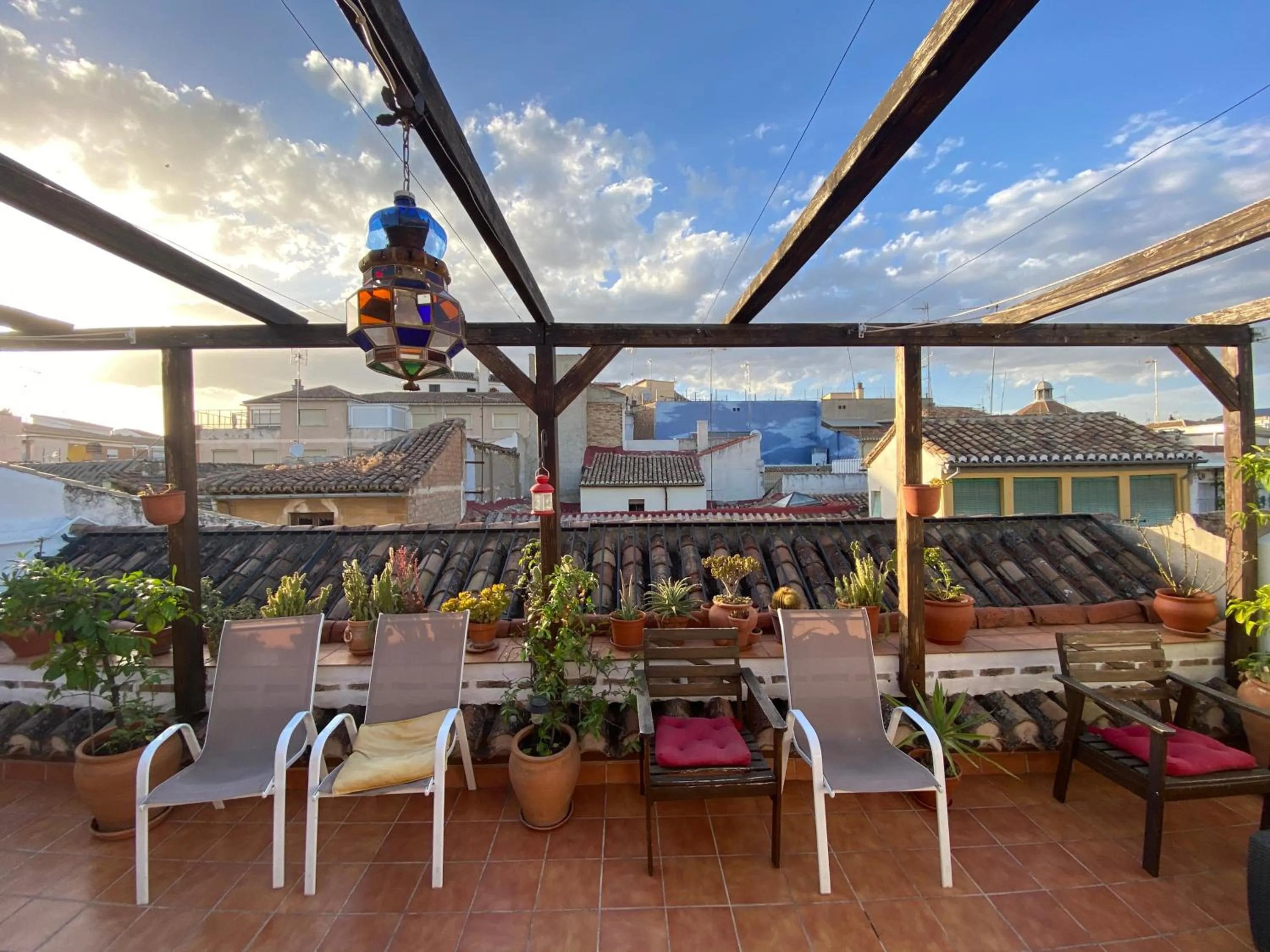 Balcony/Terrace in El Granado Hostel