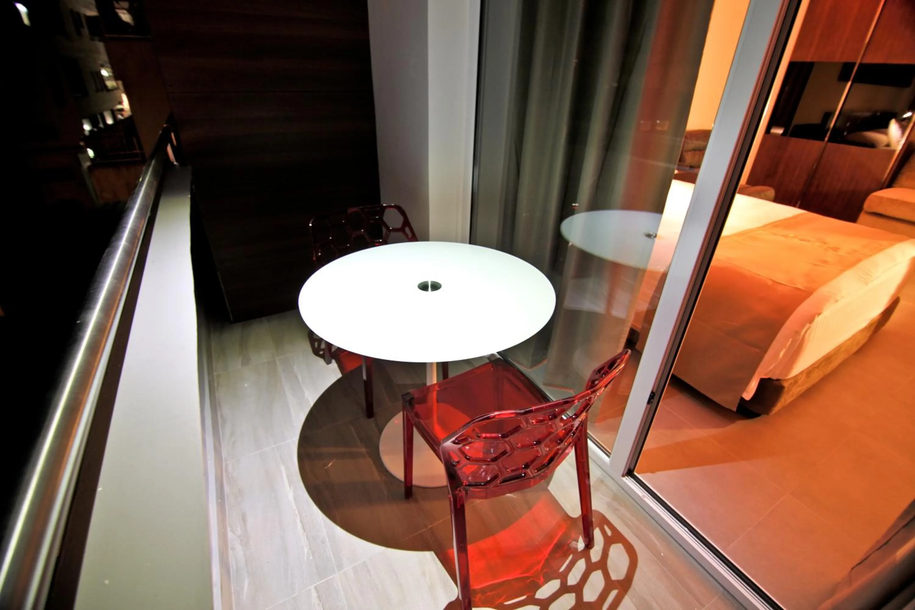 Night, Bed in Achilleos City Hotel