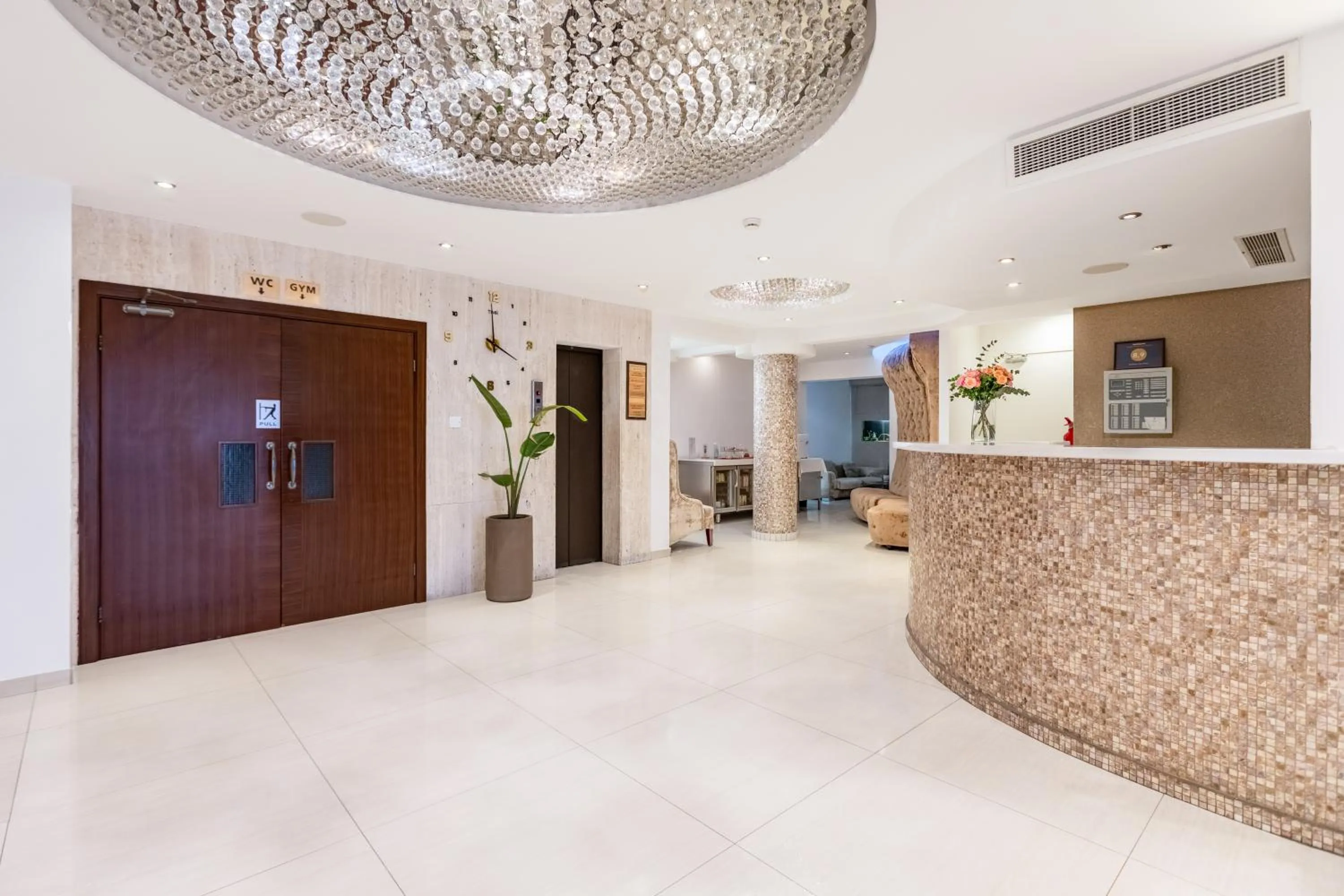 Facade/entrance in Achilleos City Hotel