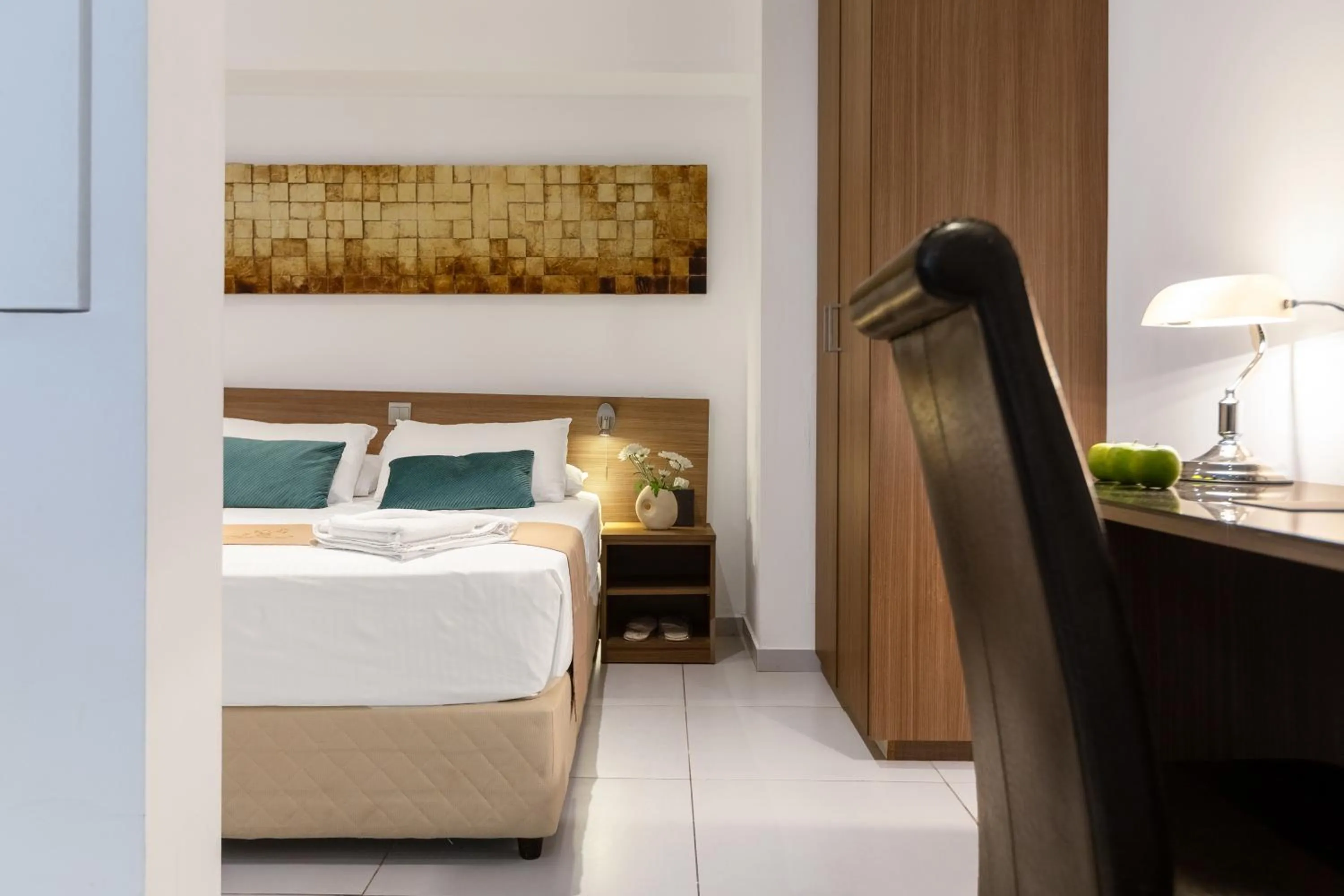 Bed in Achilleos City Hotel