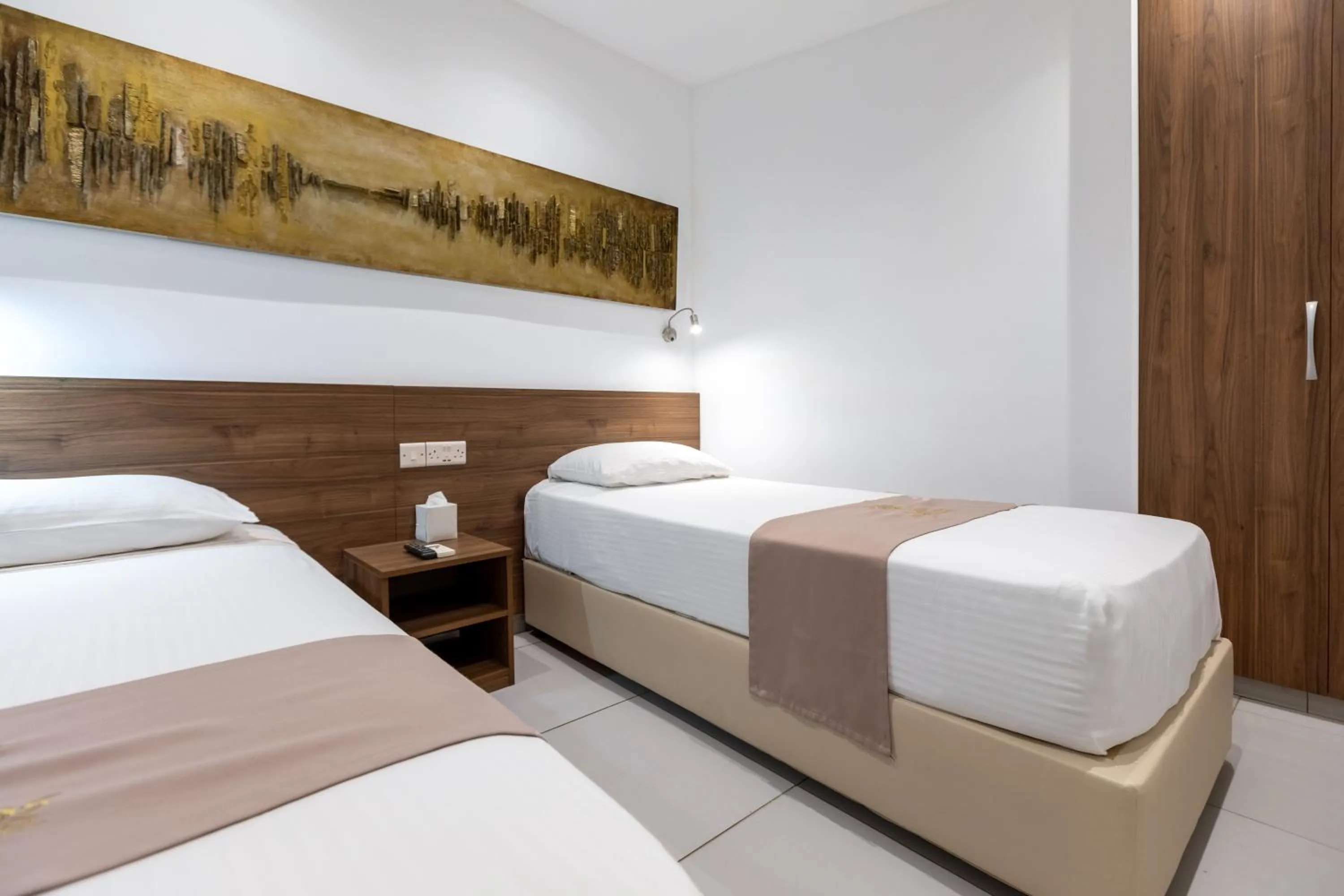 Bedroom, Bed in Achilleos City Hotel