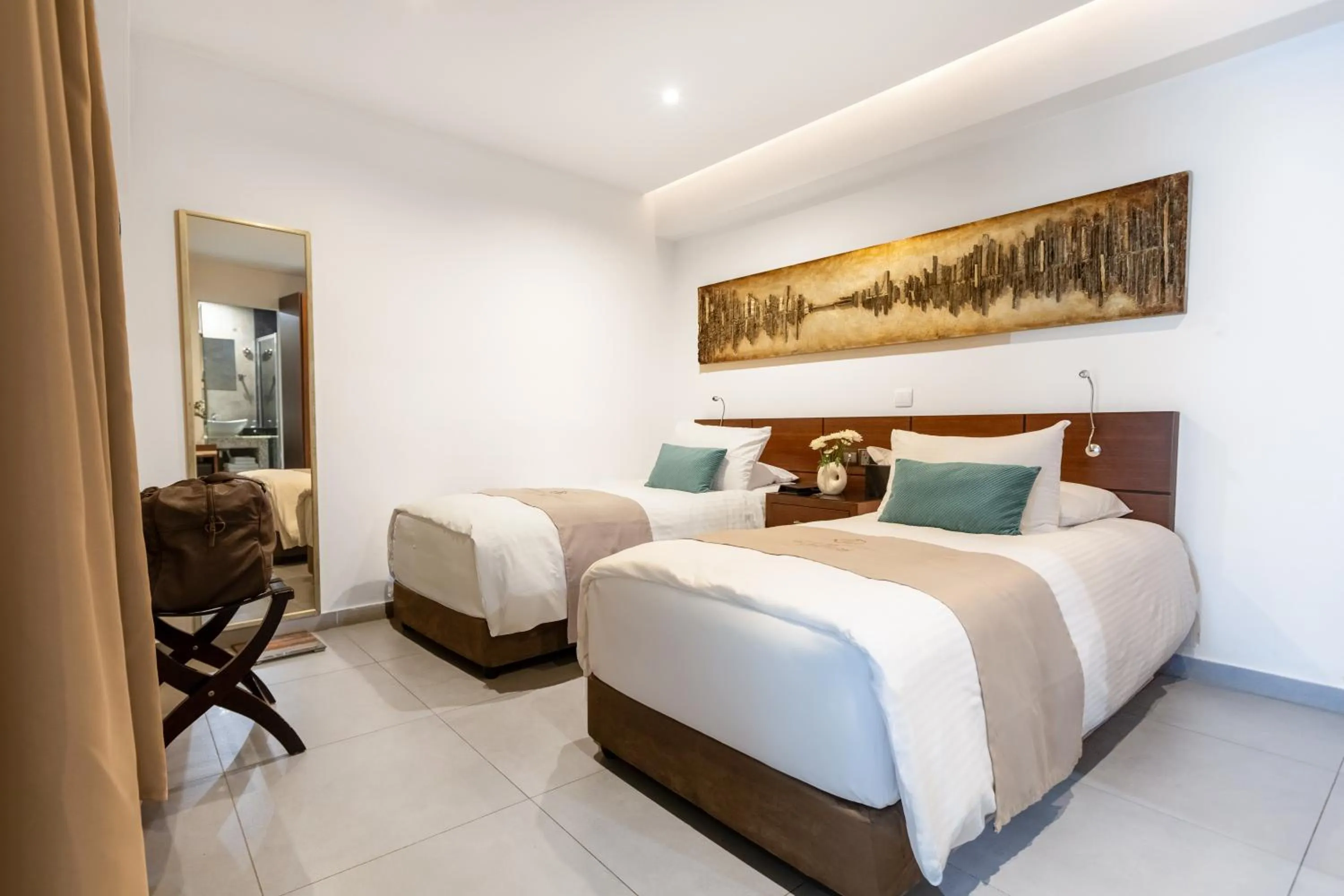 Bed in Achilleos City Hotel